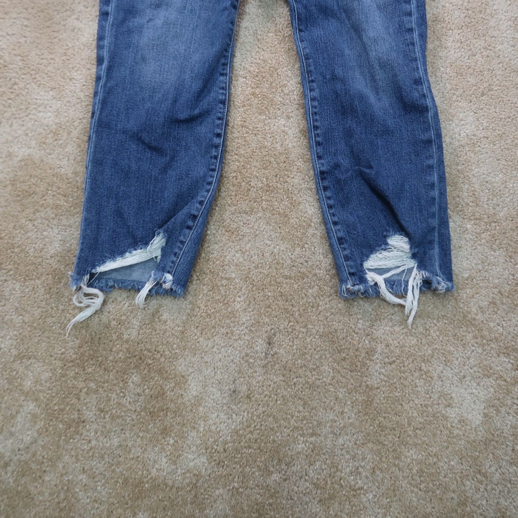 Vintage Joes Jeans The Smith Mid Crop Jeans Women's 28 Blue Stretch Denim Slim 5-Pocket Design Cropped Modern Classic Size 28" / US 6 / IT 42 - 2 Thumbnail