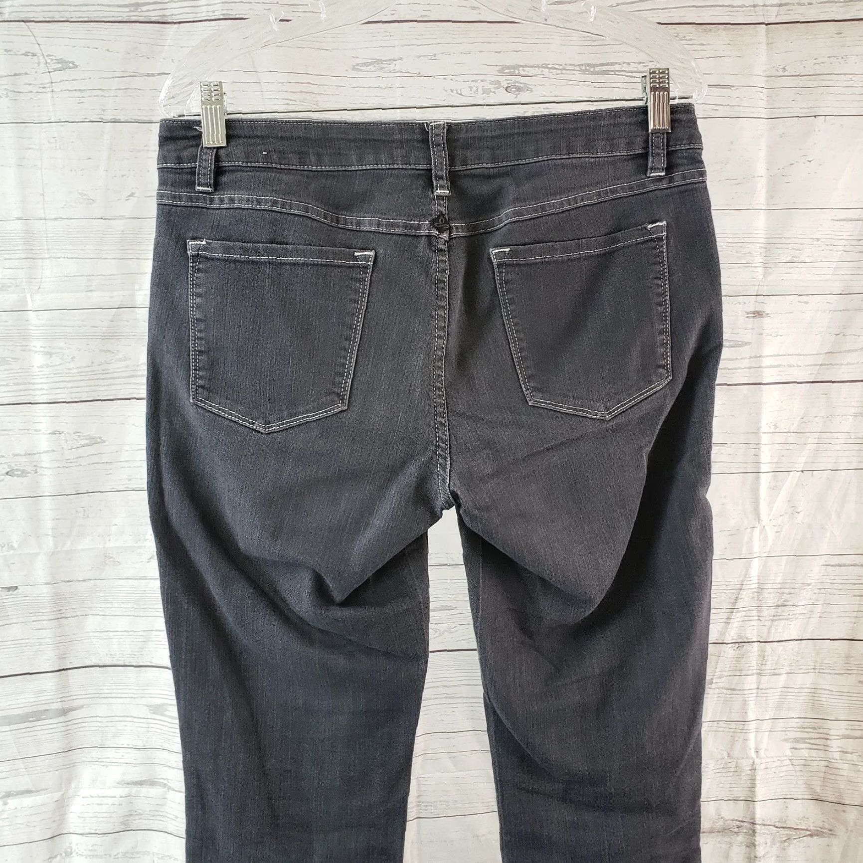 Prana Prana Womens Skinny Jeans Sz 8 Gray Mid Rise Jeans Size 30" / US 8 / IT 44 - 4 Thumbnail