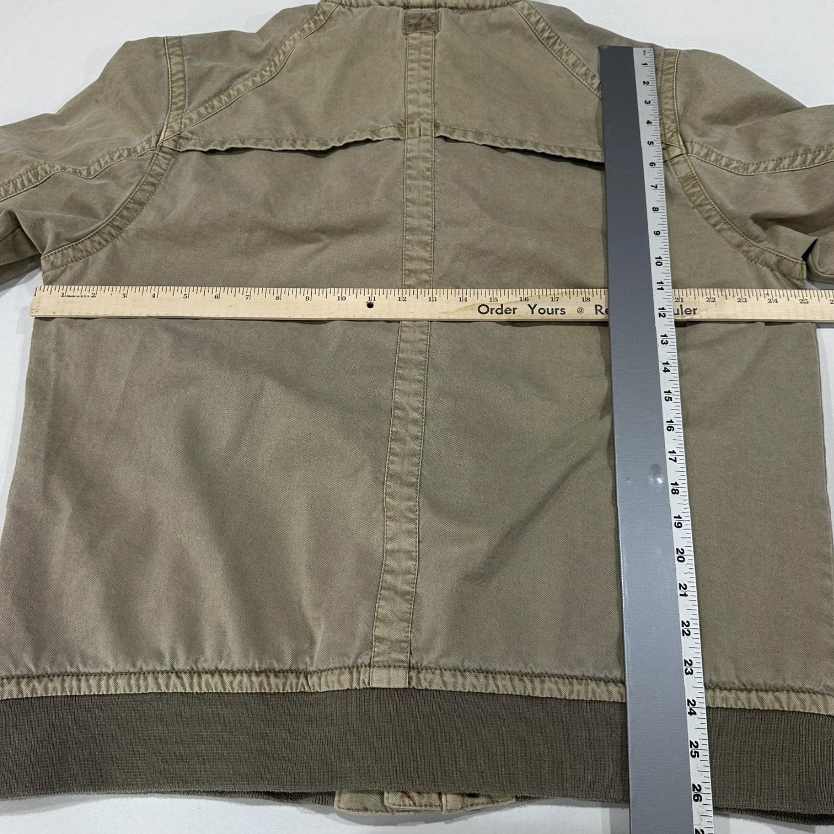 Cutter & Buck Cutter & Buck Jacket Mens L Brown 100% Cotton Full Zip Workwear Outdoor Casual Size US L / EU 52-54 / 3 - 7 Thumbnail
