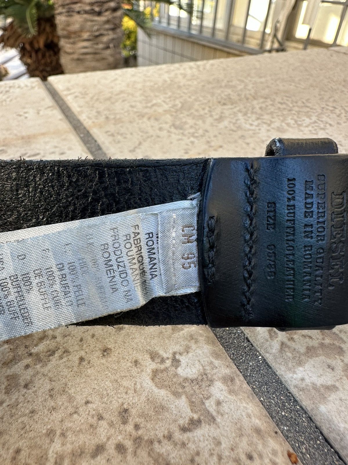 Diesel Diesel Black Belt Leather Size ONE SIZE - 7 Thumbnail