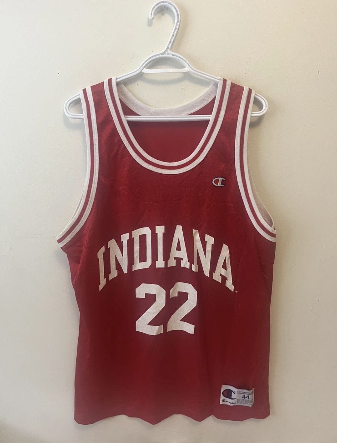 Vintage Rare 90s Champion Indiana Hoosiers NCAA Basketball Jersey Size US M / EU 48-50 / 2 - 1 Thumbnail