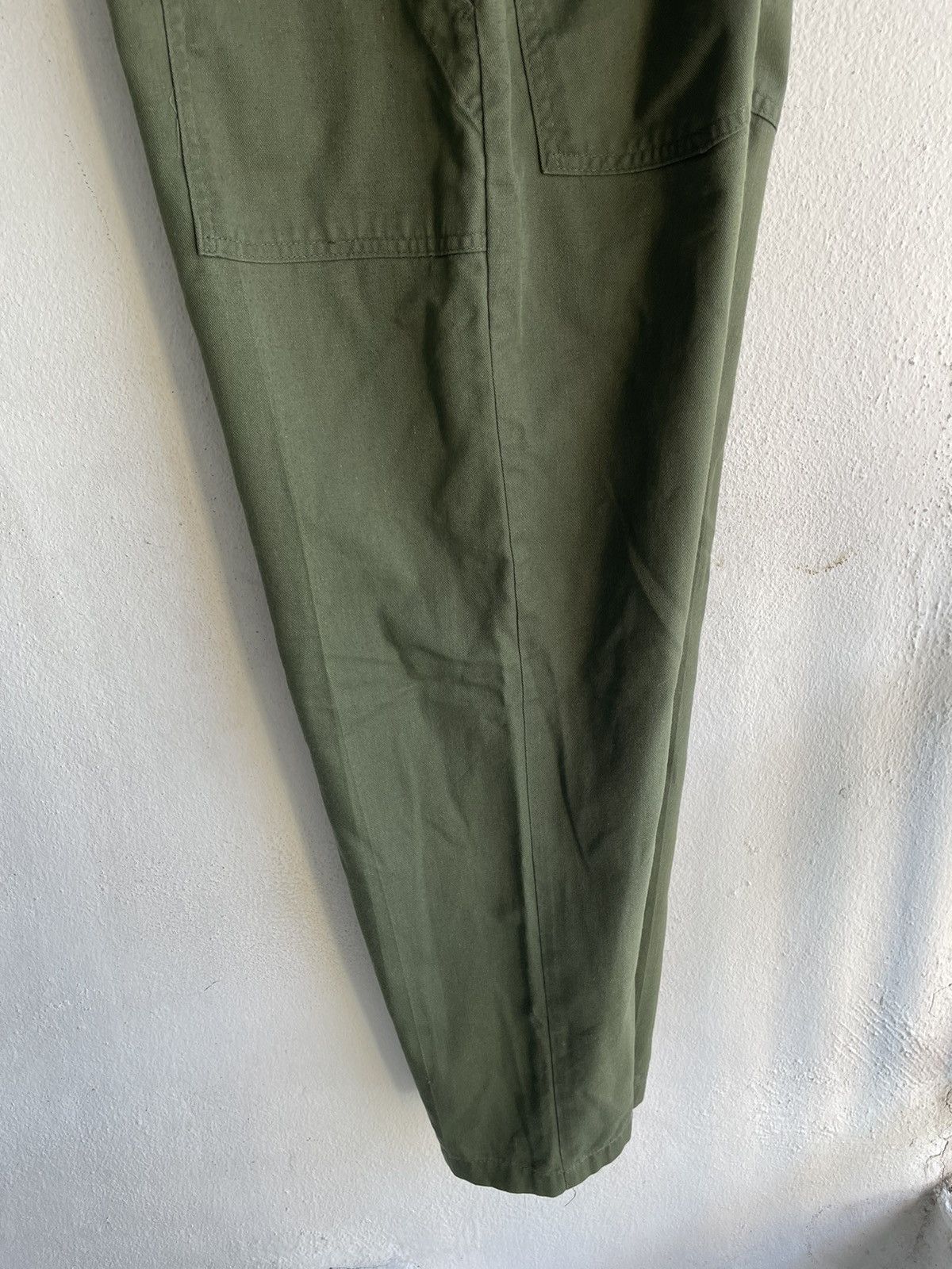 Orslow RIP🔥70s 0G 507 Vietnam Fatigue Trousers Pants Green 30X27 Size US 29 - 10 Thumbnail