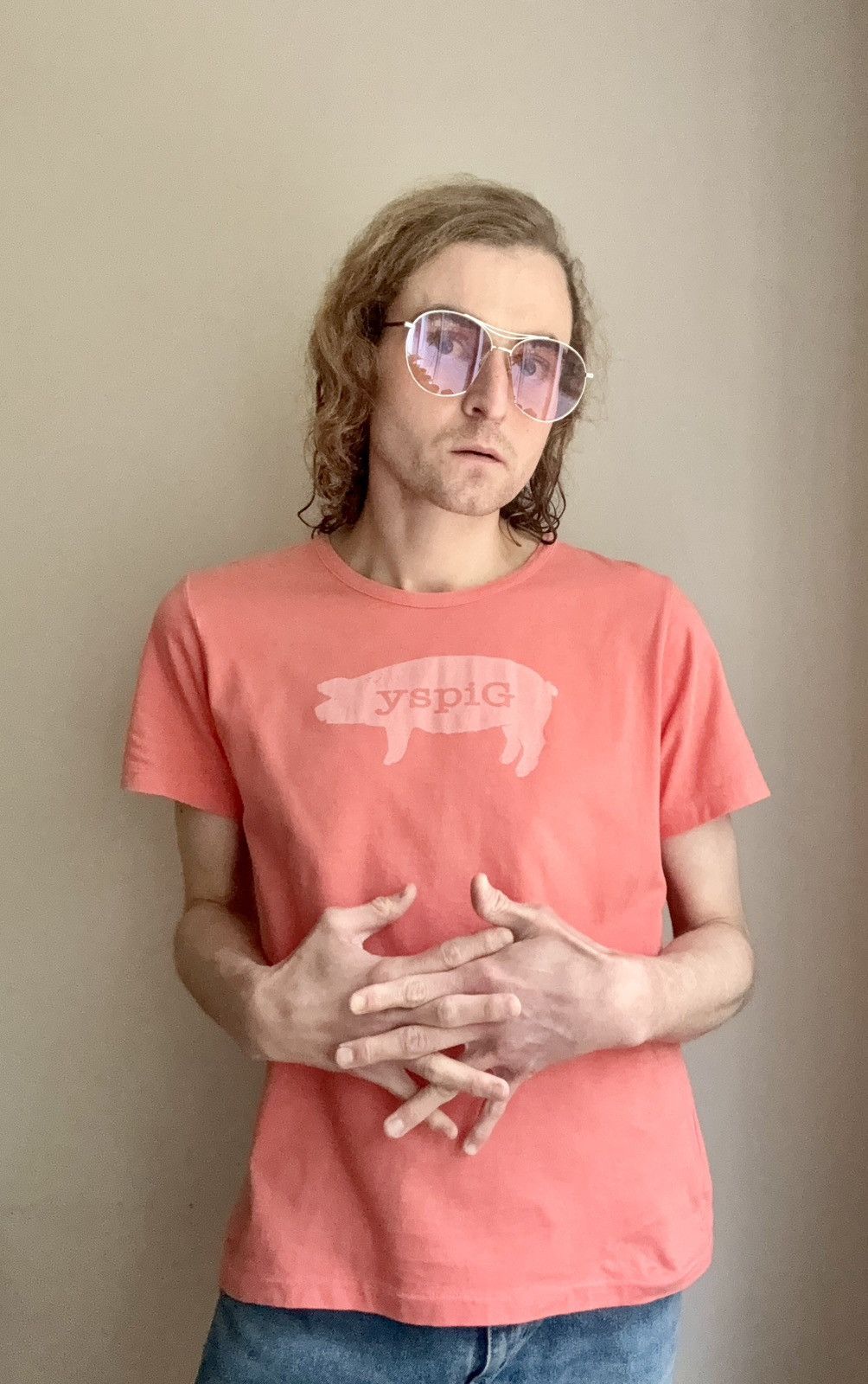 Yohji Yamamoto Yohji Yamamoto Y’s GIPSY Pig Logo Tee Size US M / EU 48-50 / 2 - 13 Thumbnail