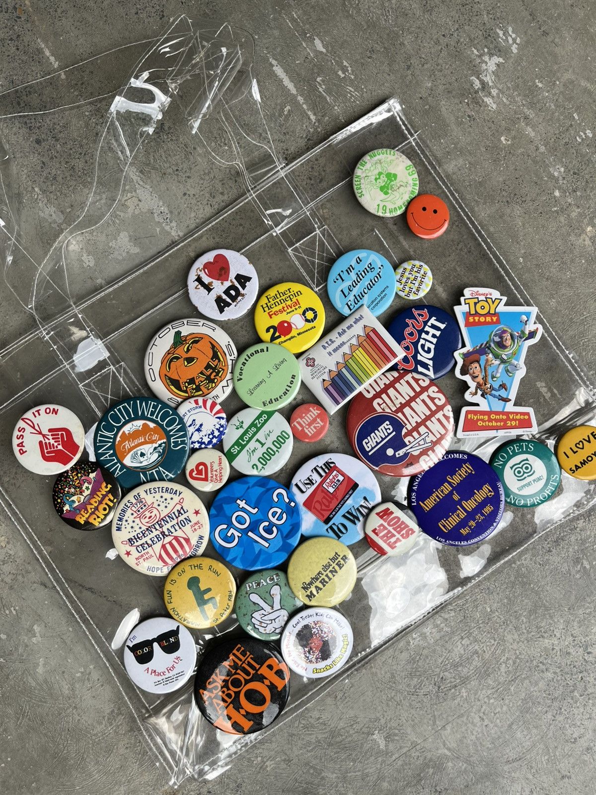 Other 1 of 1 unknown archive x permission only pin tote bag Size ONE SIZE - 2 Thumbnail