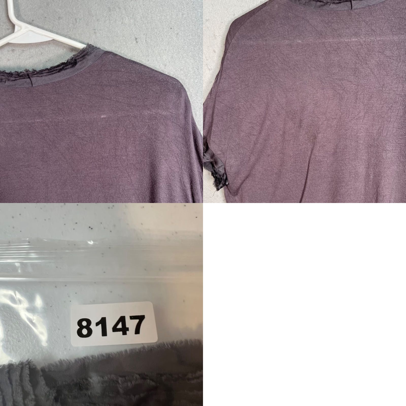 Lanvin VINTAGE Lanvin Paris XS Gray Distressed Short Sleeve T-Shirt Mens Size US XS / EU 42 / 0 - 8 Thumbnail