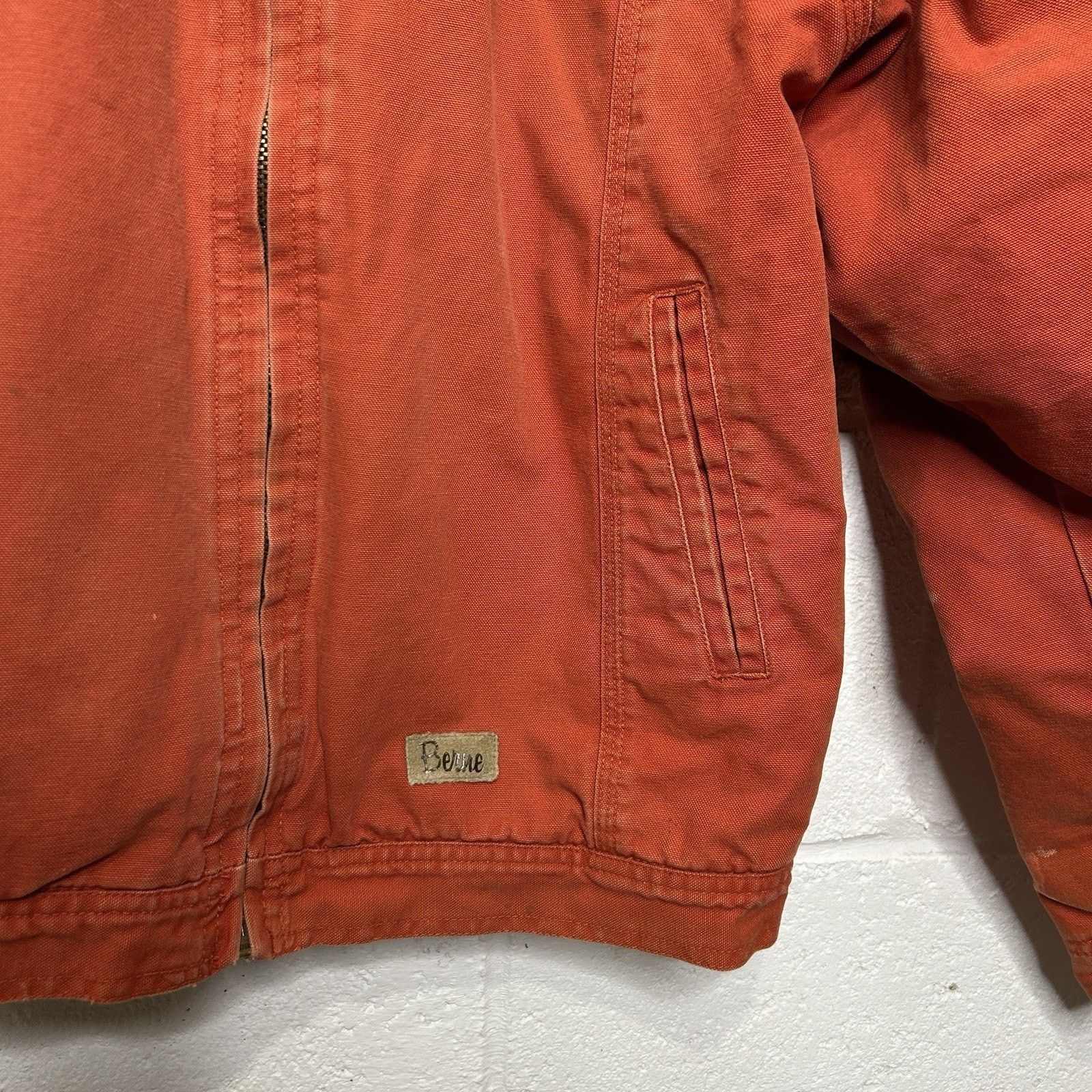Vintage Vintage Berne Canvas Sherpa-Lined Detroit Jacket “Orange” Size L / US 10 / IT 46 - 13 Thumbnail