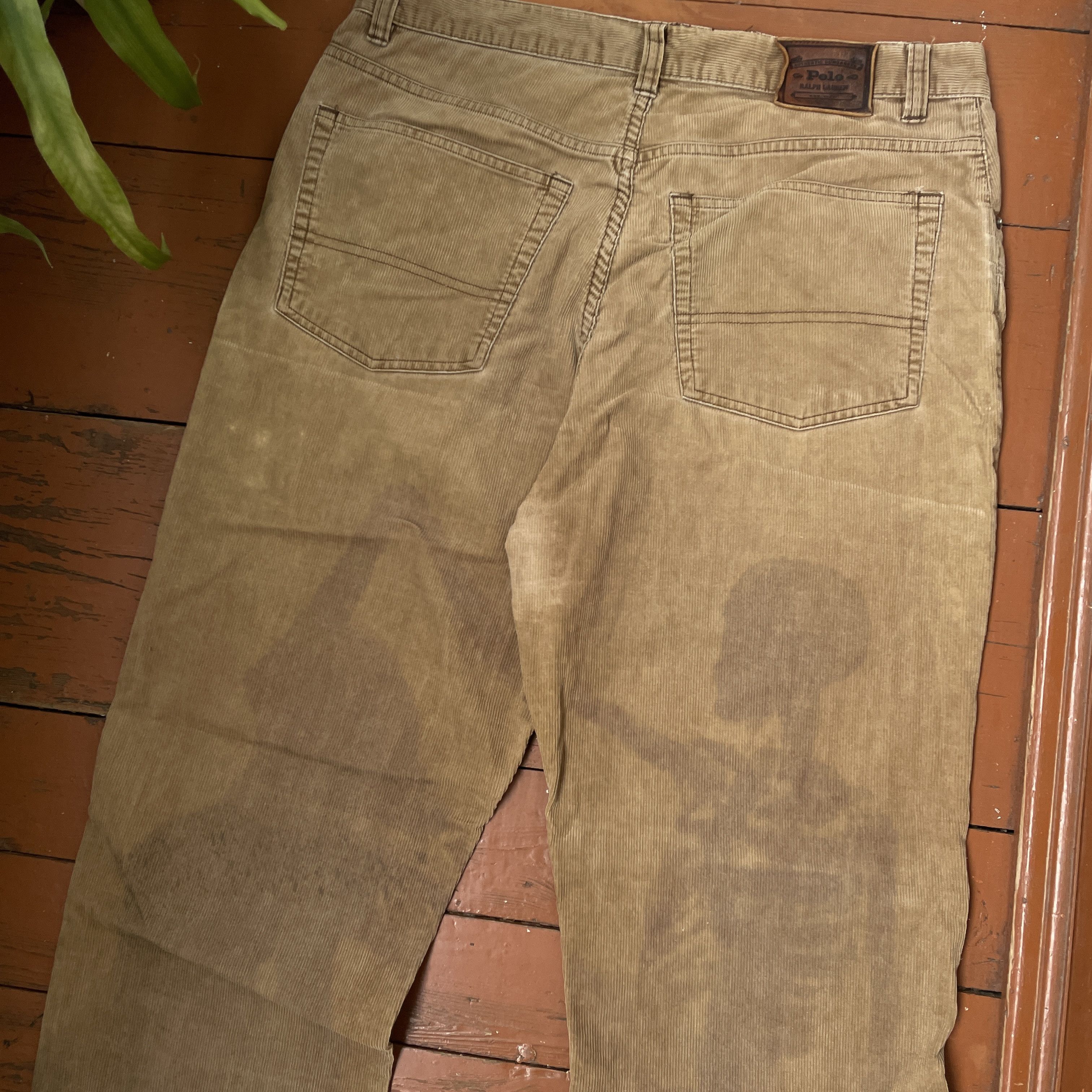 Polo Ralph Lauren Polo Ralph Lauren Custom Pants skeleton love bone faded Size US 33 - 6 Thumbnail