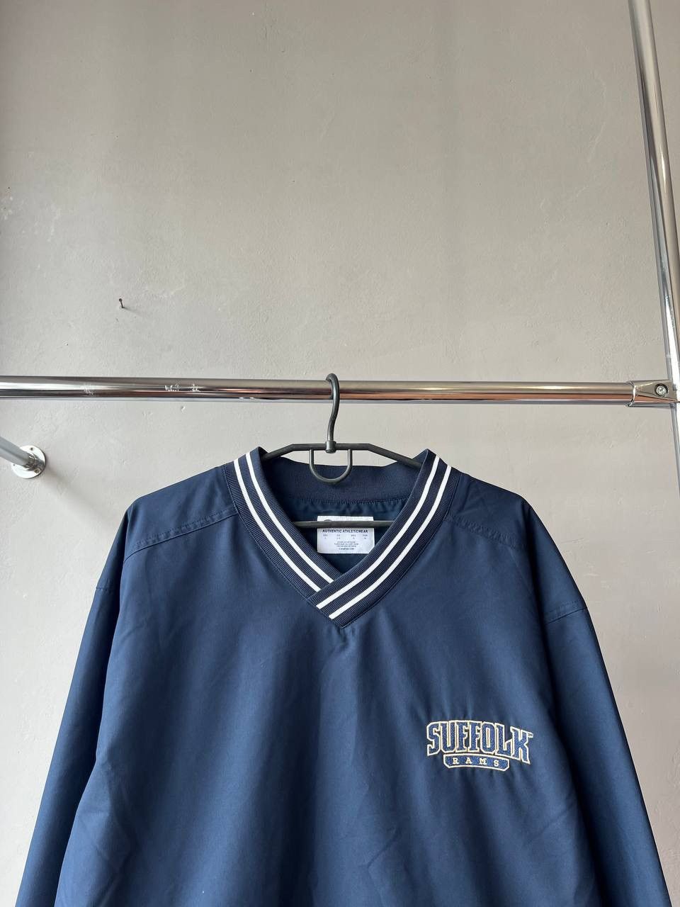 Vintage SUFFOLK RAMS USA VINTAGE CHAMPION NAVY MENS JACKET RARE SZ L Size US L / EU 52-54 / 3 - 3 Thumbnail