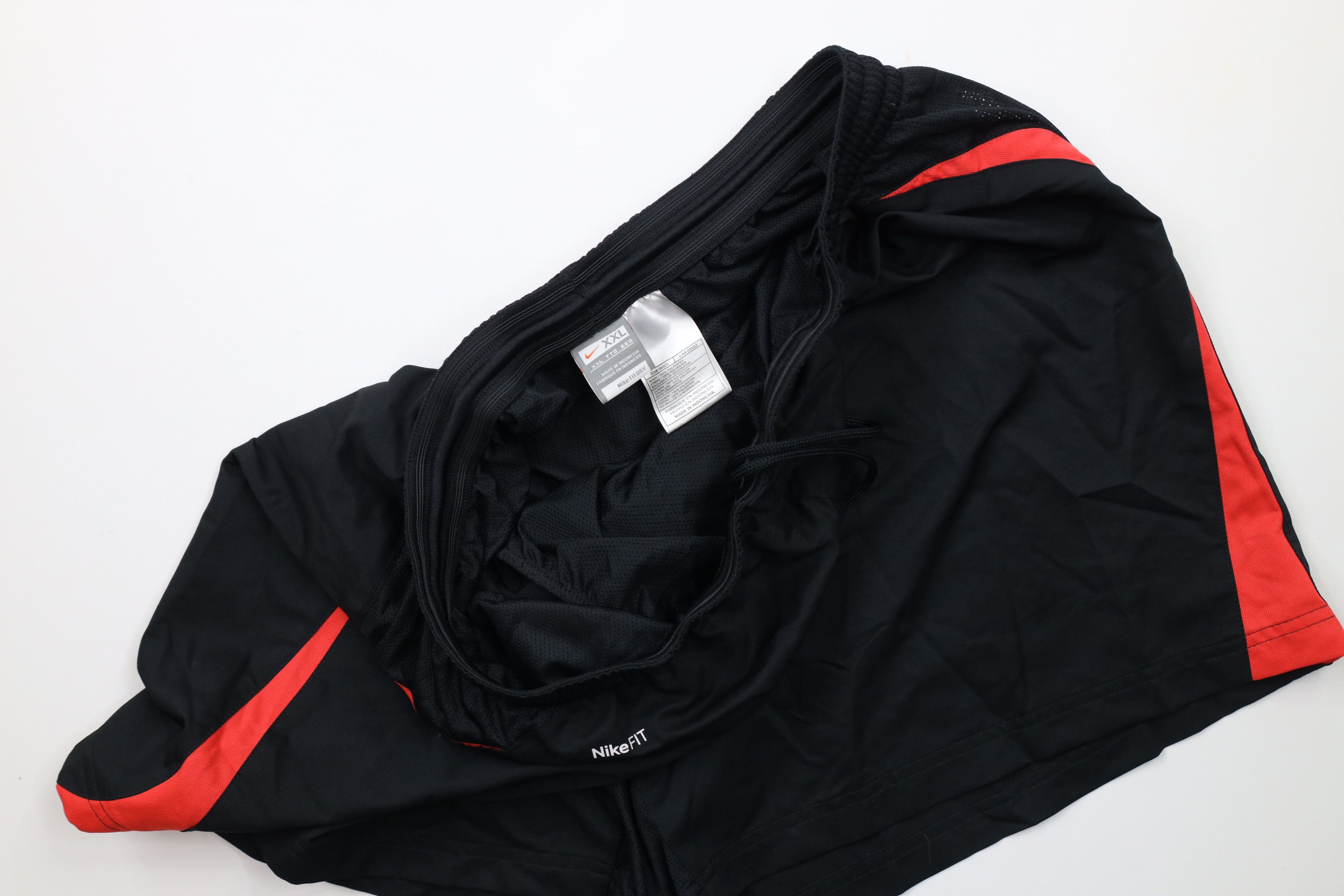 Nike × Vintage Vintage Nike Total 90 Mini Swoosh Lined Soccer Shorts Black Size US 38 / EU 54 - 8 Thumbnail