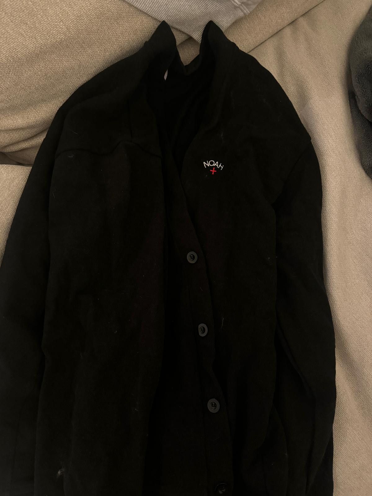 Noah Black Logo Cardigan Size US L / EU 52-54 / 3 - 1 Thumbnail