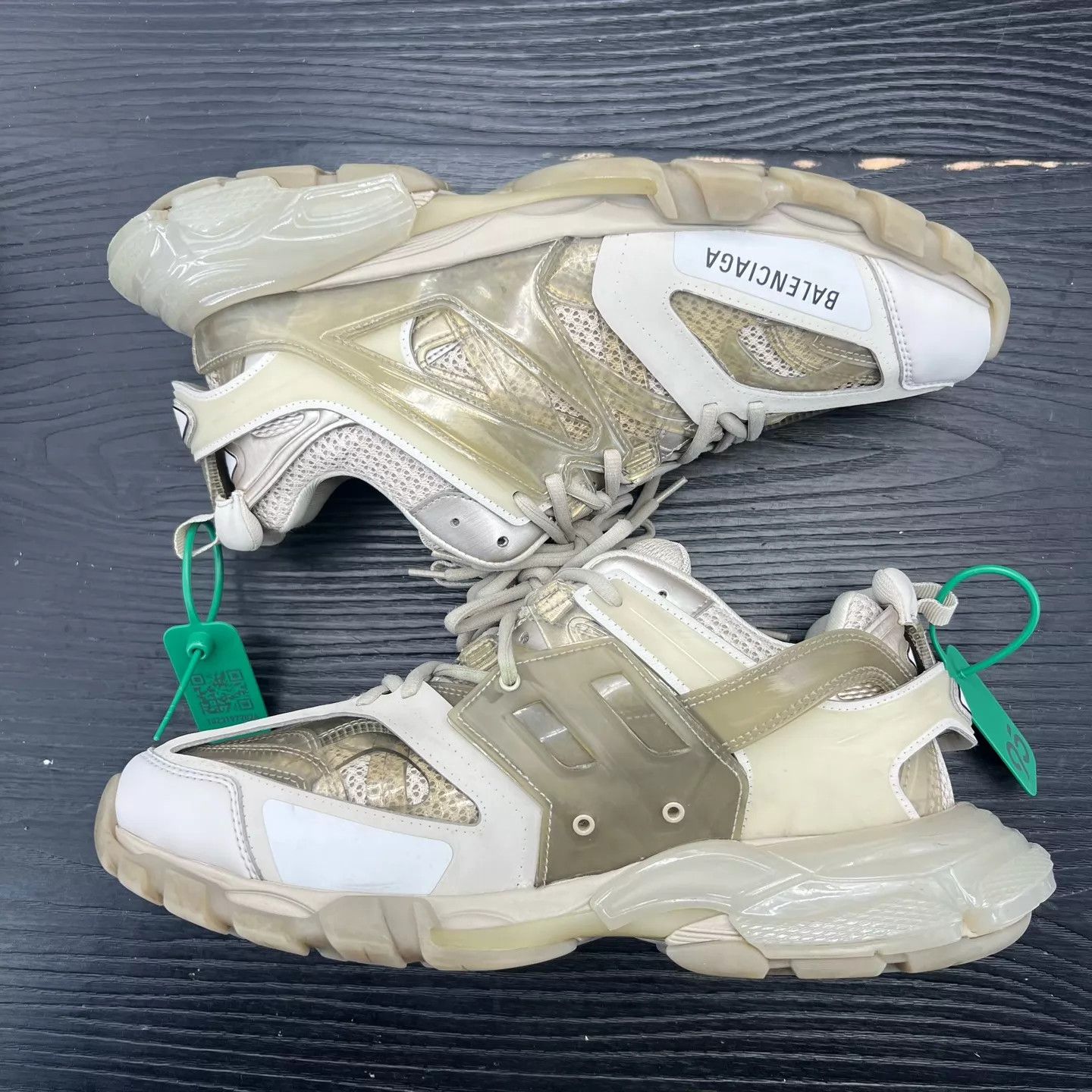Balenciaga Balenciaga Track Gray/White 44 w/ Minor Wear, Oxidized Beige Size US 11 / EU 44 - 3 Thumbnail