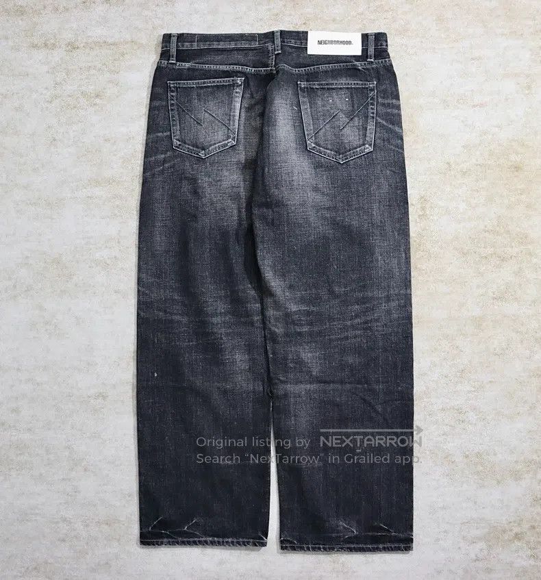 Neighborhood Neighborhood size XL 24ss Washed Dp-wide Basic Washed Deni Size US 27 - 2 Thumbnail