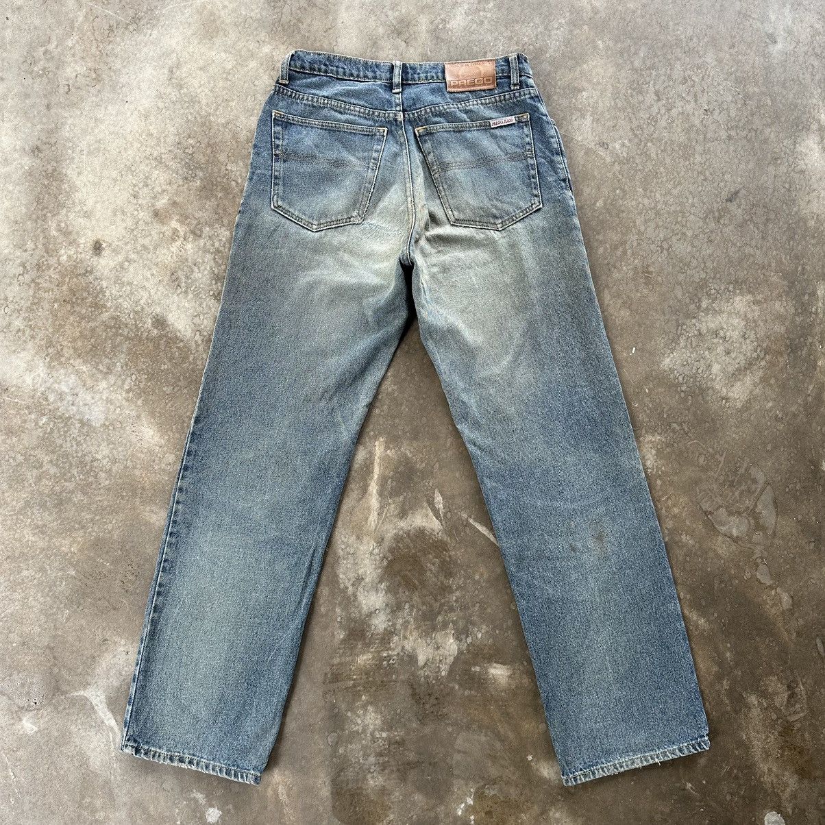 Japanese Brand Vintage Prego Japanese Rusty Faded Denim Jean Pant W31 Size US 31 - 9 Thumbnail