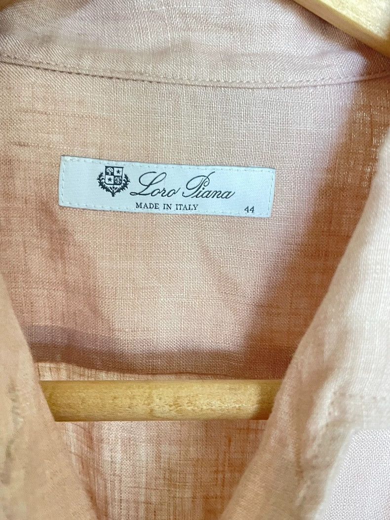 Other LORO PIANA Full linen ladies shirt Size M / US 6-8 / IT 42-44 - 4 Thumbnail