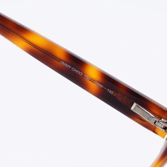 Jimmy Choo Jimmy Choo JC150 0Q9W 00 Eyeglasses Havana 52mm Square Frame Size ONE SIZE - 8 Thumbnail