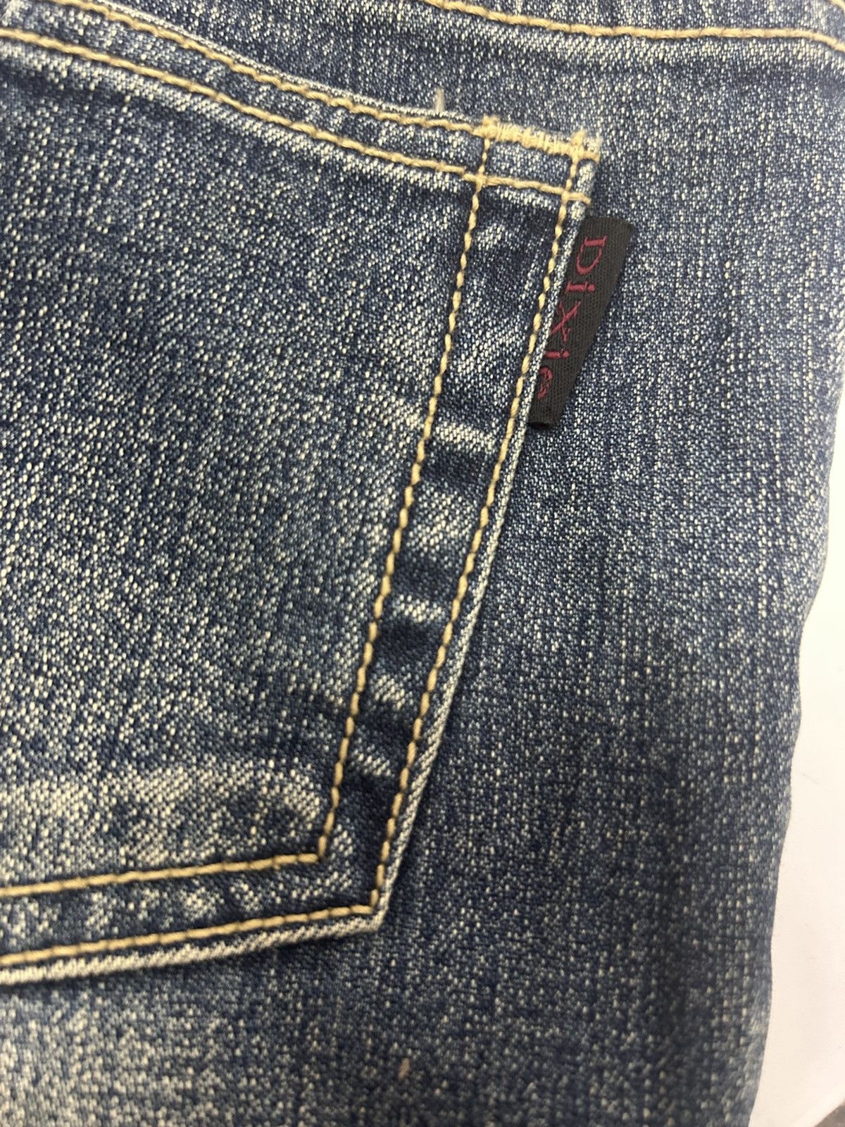 Japanese Brand × Vintage Vintage Japanese DIXIE JEANS Dragon Flare Denim Size US 30 / EU 46 - 13 Thumbnail
