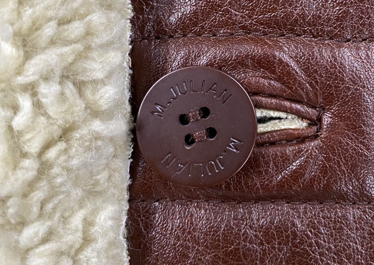Wilsons Leather VTG Y2K Wilsons Leather Leather Sherpa Lined Jacket Large Size US L / EU 52-54 / 3 - 3 Thumbnail