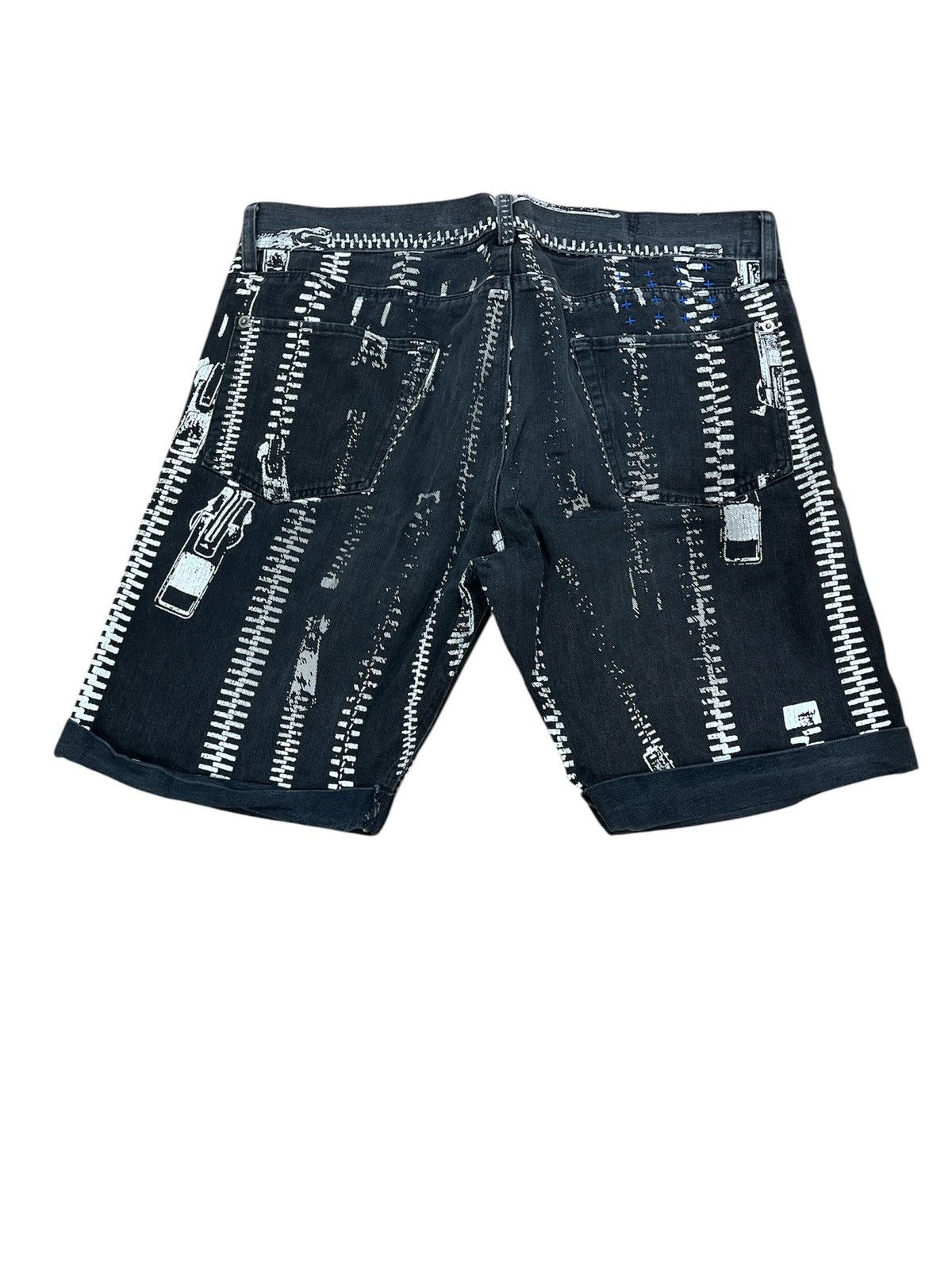 Jeremy Scott Travis Scott Zipper Print Short Pants Size US 34 / EU 50 - 2 Thumbnail
