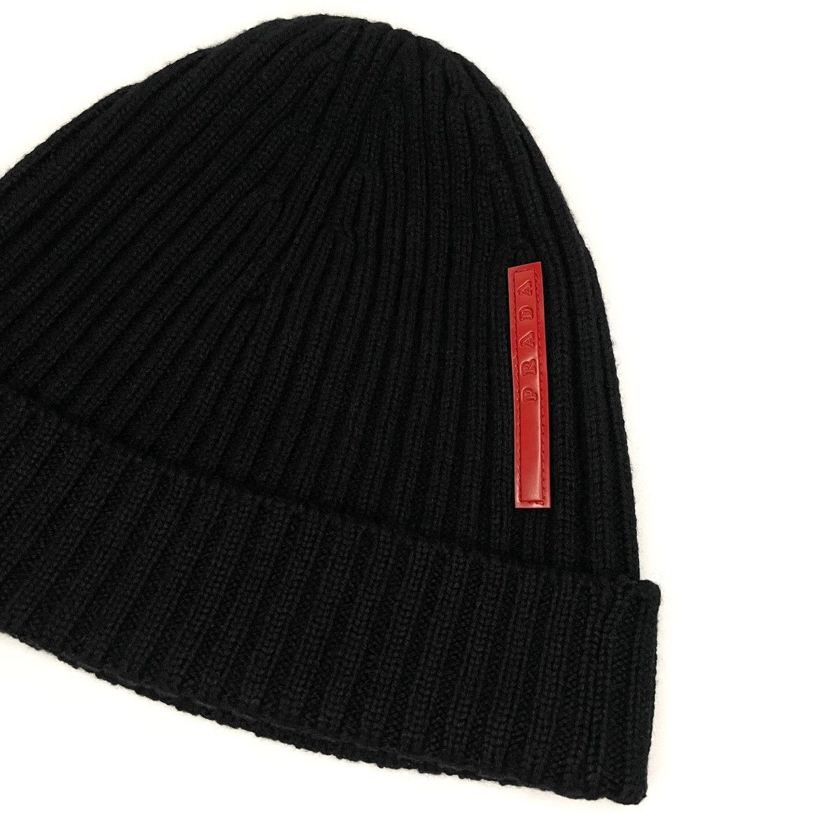 Prada Prada Vintage Wool Ribbed Beanie Hat Size ONE SIZE - 4 Thumbnail