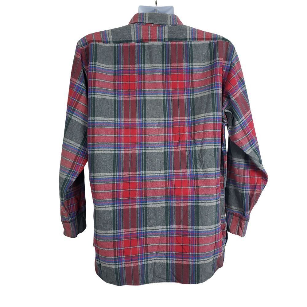 L.L. Bean LL Bean Chamois Cloth Shirt Mens Size Large Red Plaid Size US L / EU 52-54 / 3 - 11 Thumbnail
