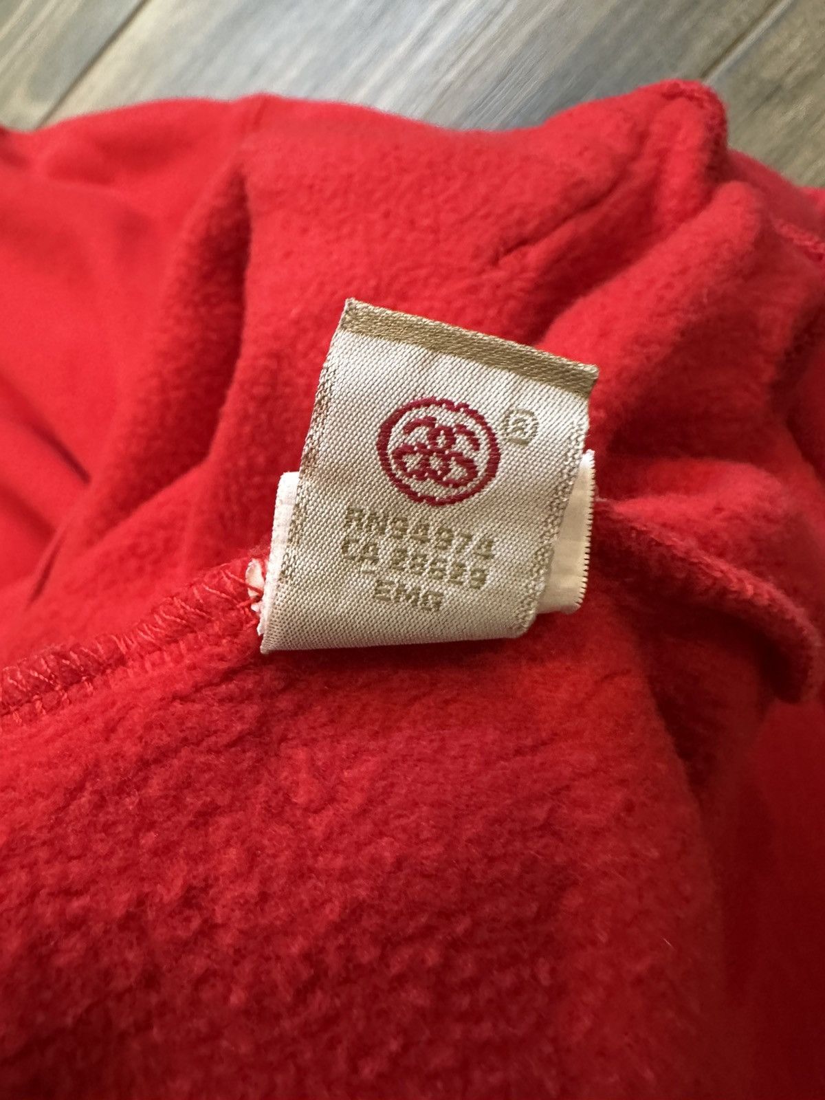 Stussy × Vintage Vintage Red Stussy Hoodie y2k Size US L / EU 52-54 / 3 - 5 Thumbnail