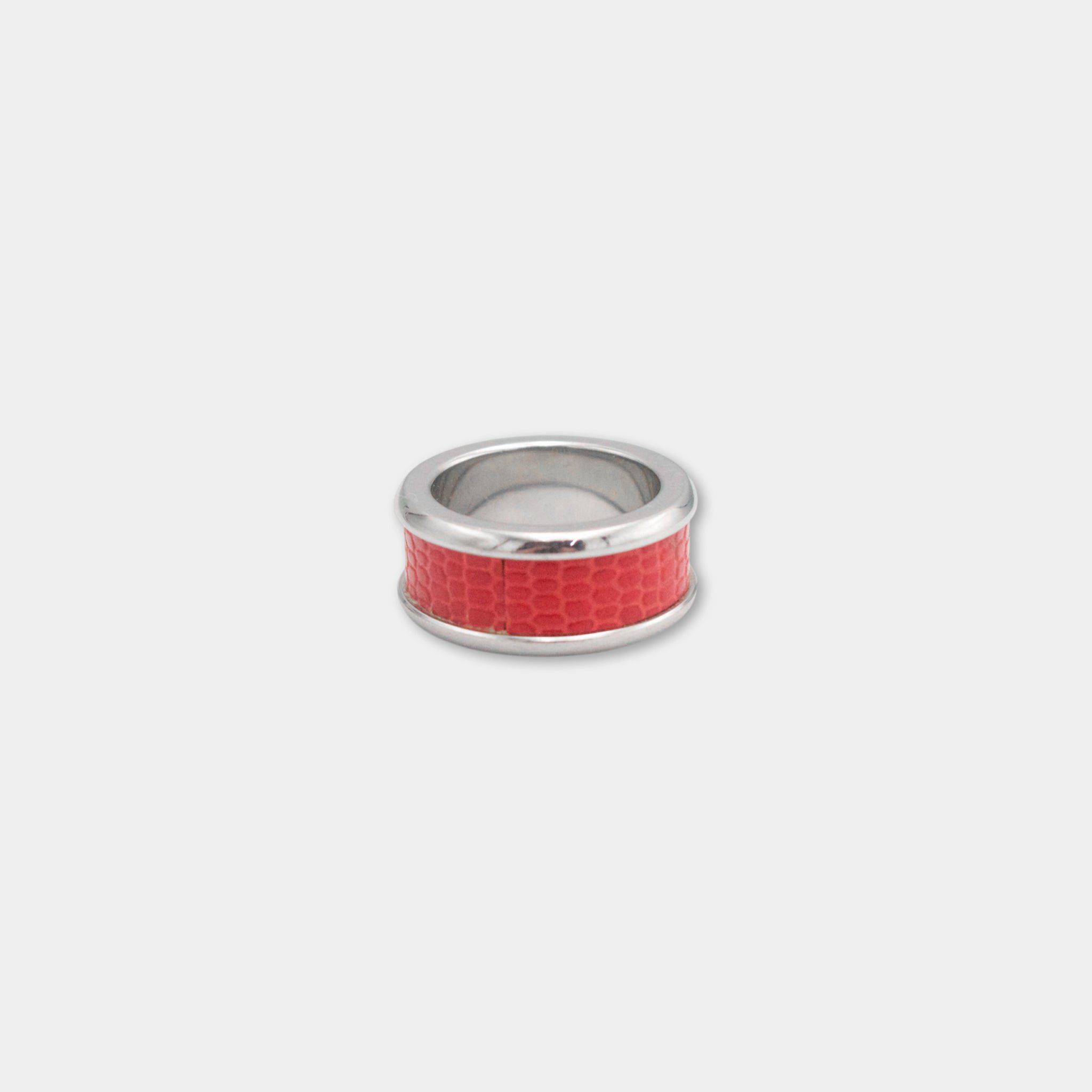 Dolce & Gabbana Dolce & Gabbana Leather Embossed Ring Size ONE SIZE - 2 Thumbnail