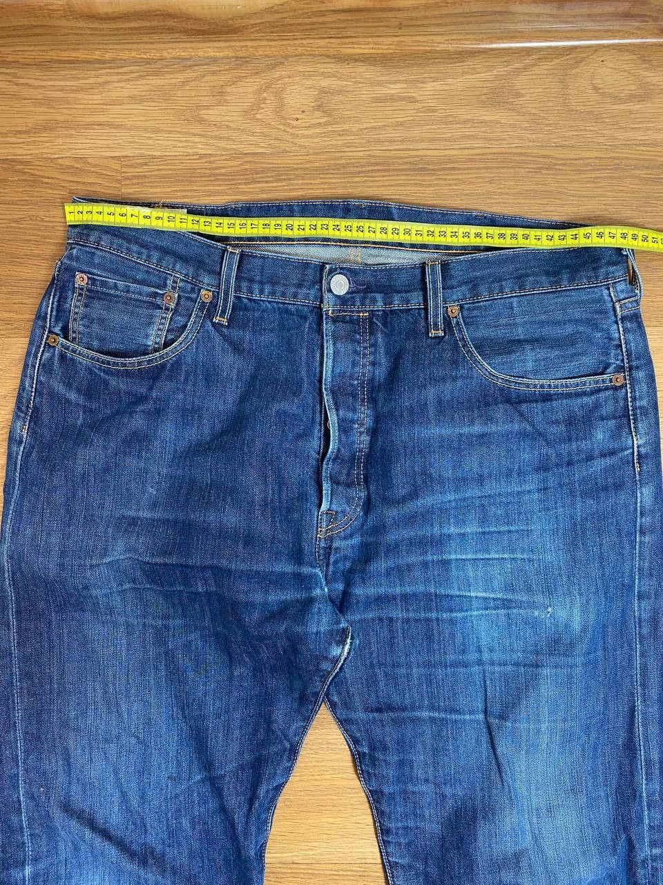Levi's × Vintage Vintage 90s Levis 501 Orange Tab Jeans Size US 35 - 18 Thumbnail