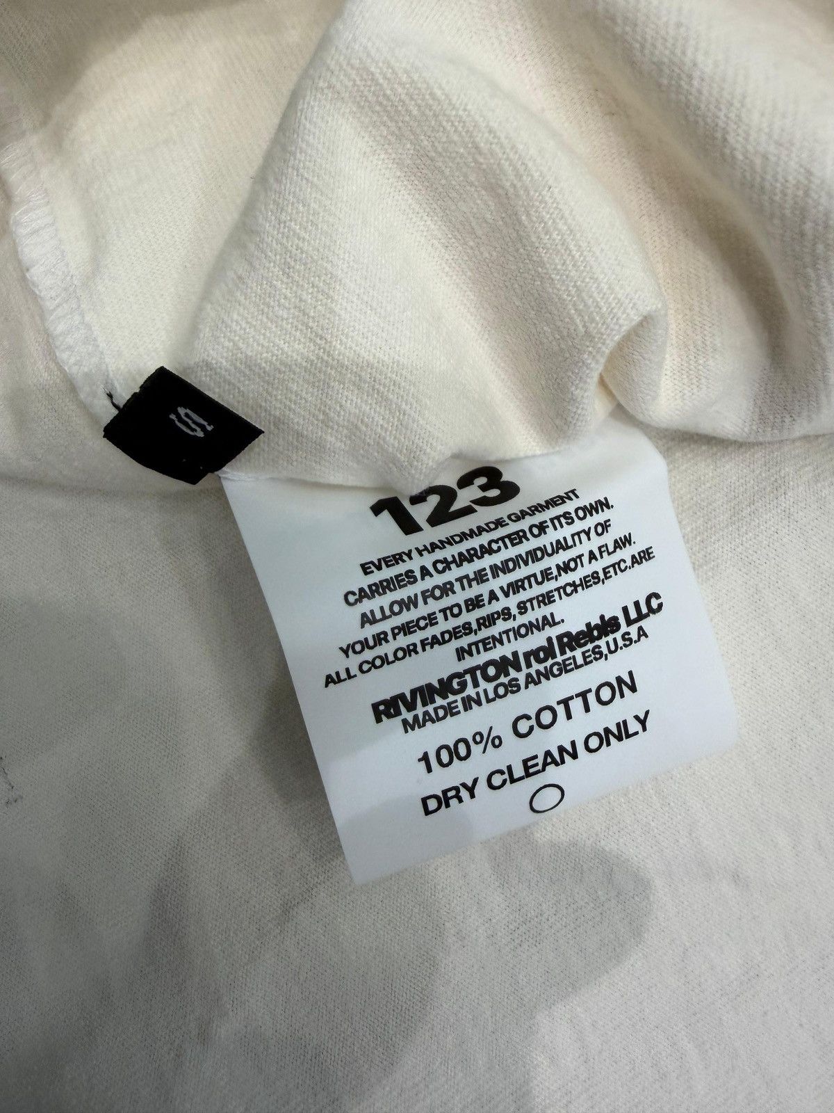 RRR-123 RIVINGTON ROI REBIS - Isness CVA LS Tee Max White Size US S / EU 44-46 / 1 - 3 Thumbnail