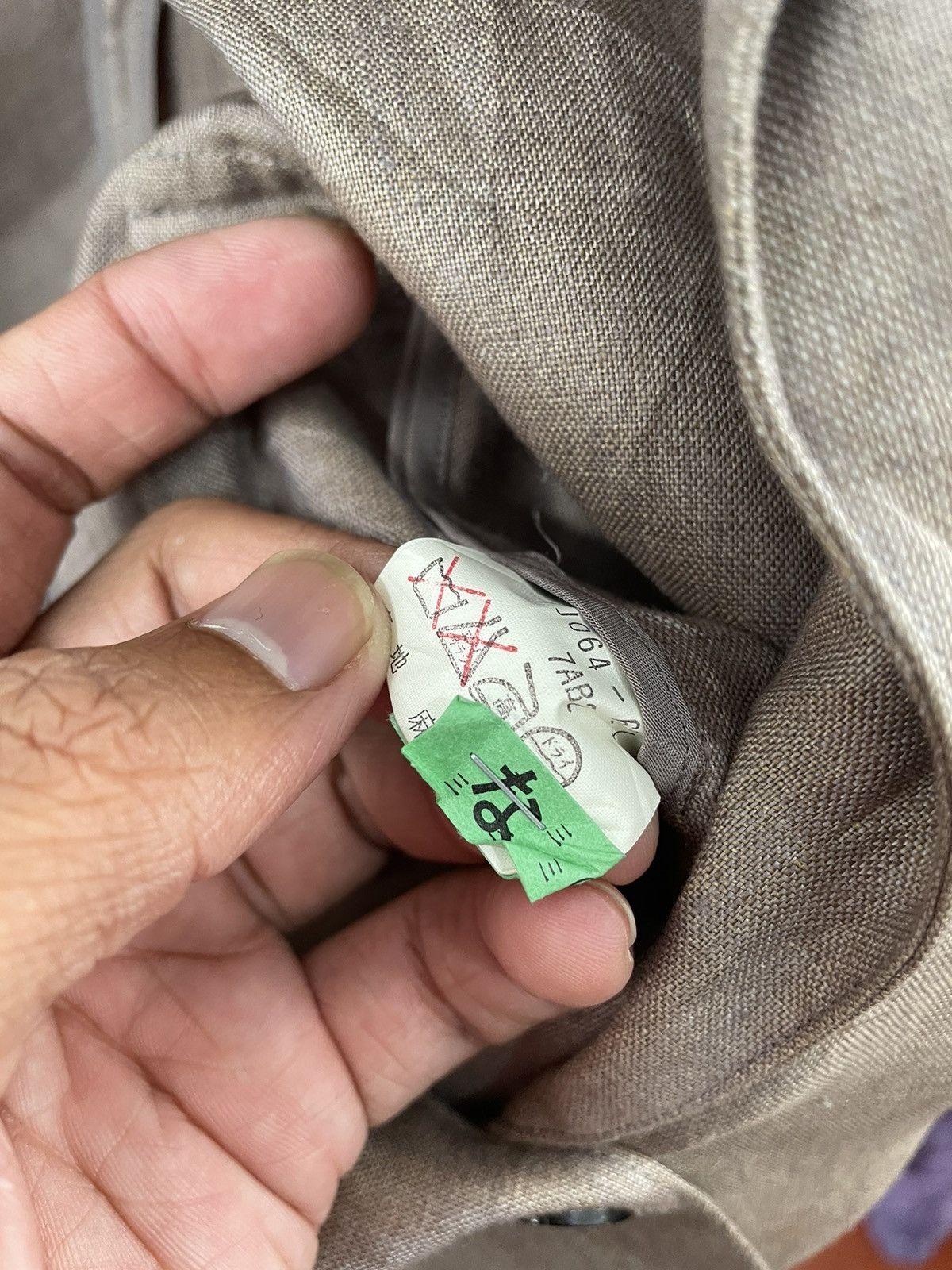 Burberry × Burberry Prorsum VINTAGE BURBERRYS LINEN BLAZER OLD MONEY KAKLOH Size 40S - 6 Thumbnail