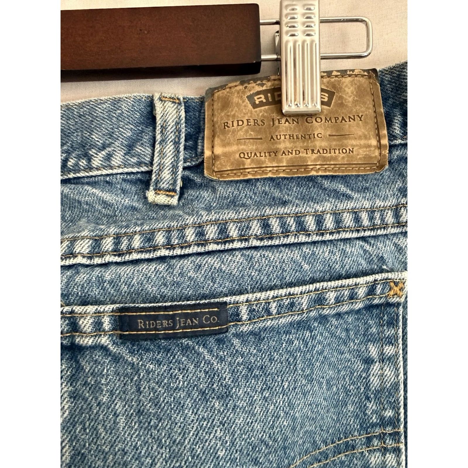 Lee VINTAGE Lee Jeans Mens 36 x 32 Dark Wash Blue Fading USA Made Denim Straight Size US 36 / EU 52 - 3 Thumbnail