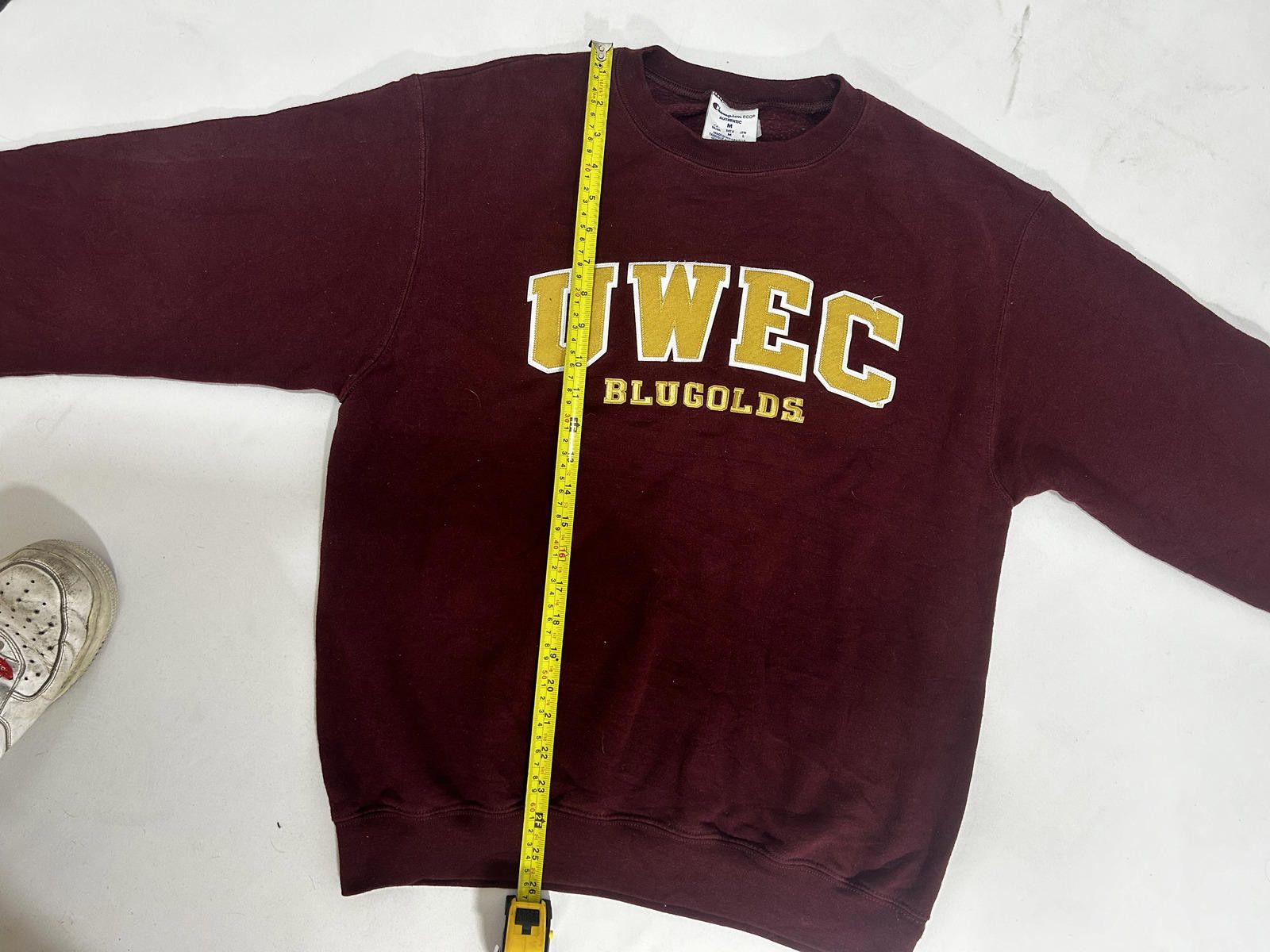 Champion UWEC Blugolds Maroon Crewneck Sweatshirt Medium Size US M / EU 48-50 / 2 - 5 Thumbnail