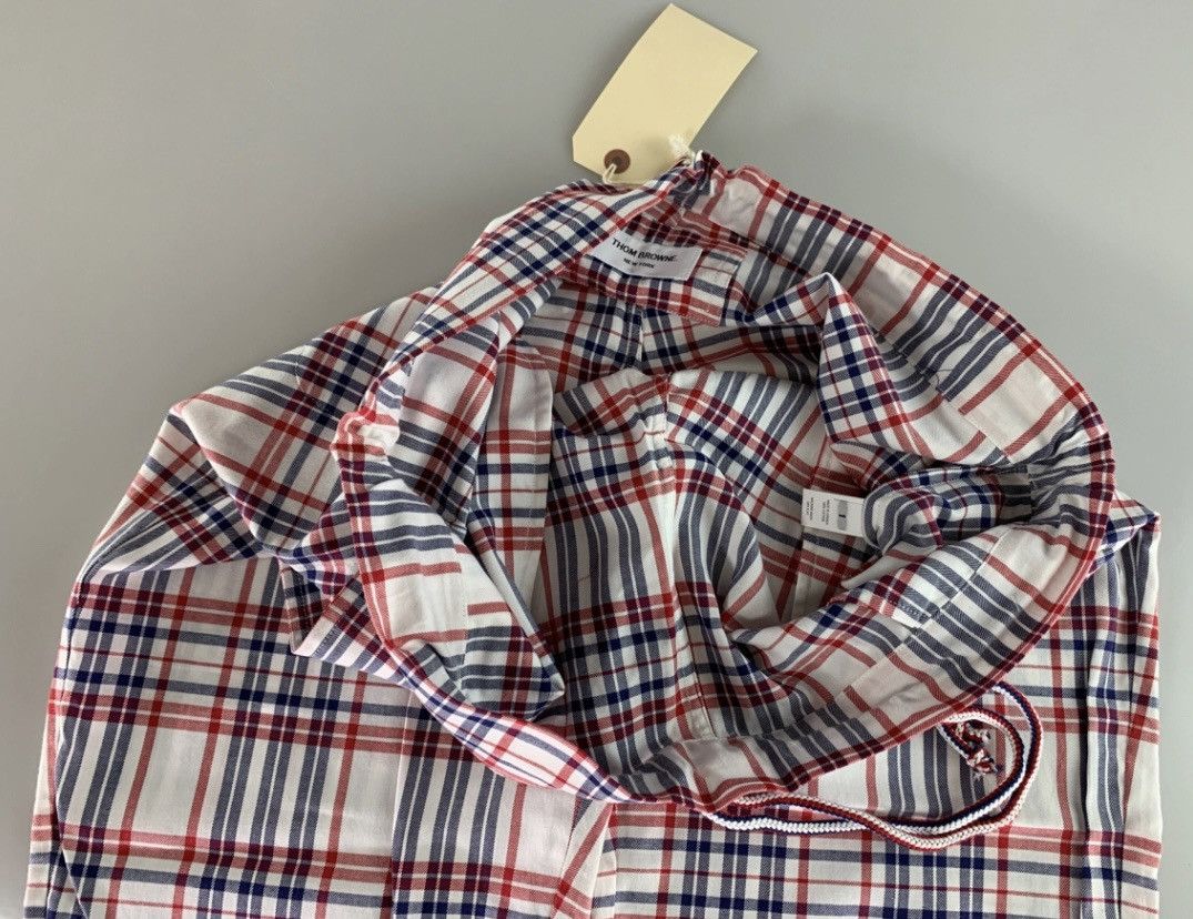 Thom Browne Thom Browne r/w/b xtreme flannel check pajama bottom 1 NWT Size US 35 - 8 Thumbnail
