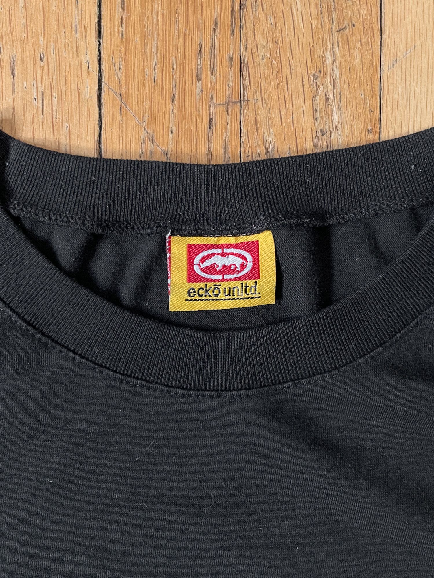 Ecko Unltd. × Vintage 90s Faded Hip Hop Ecko Unltd T-Shirt Size US L / EU 52-54 / 3 - 3 Thumbnail