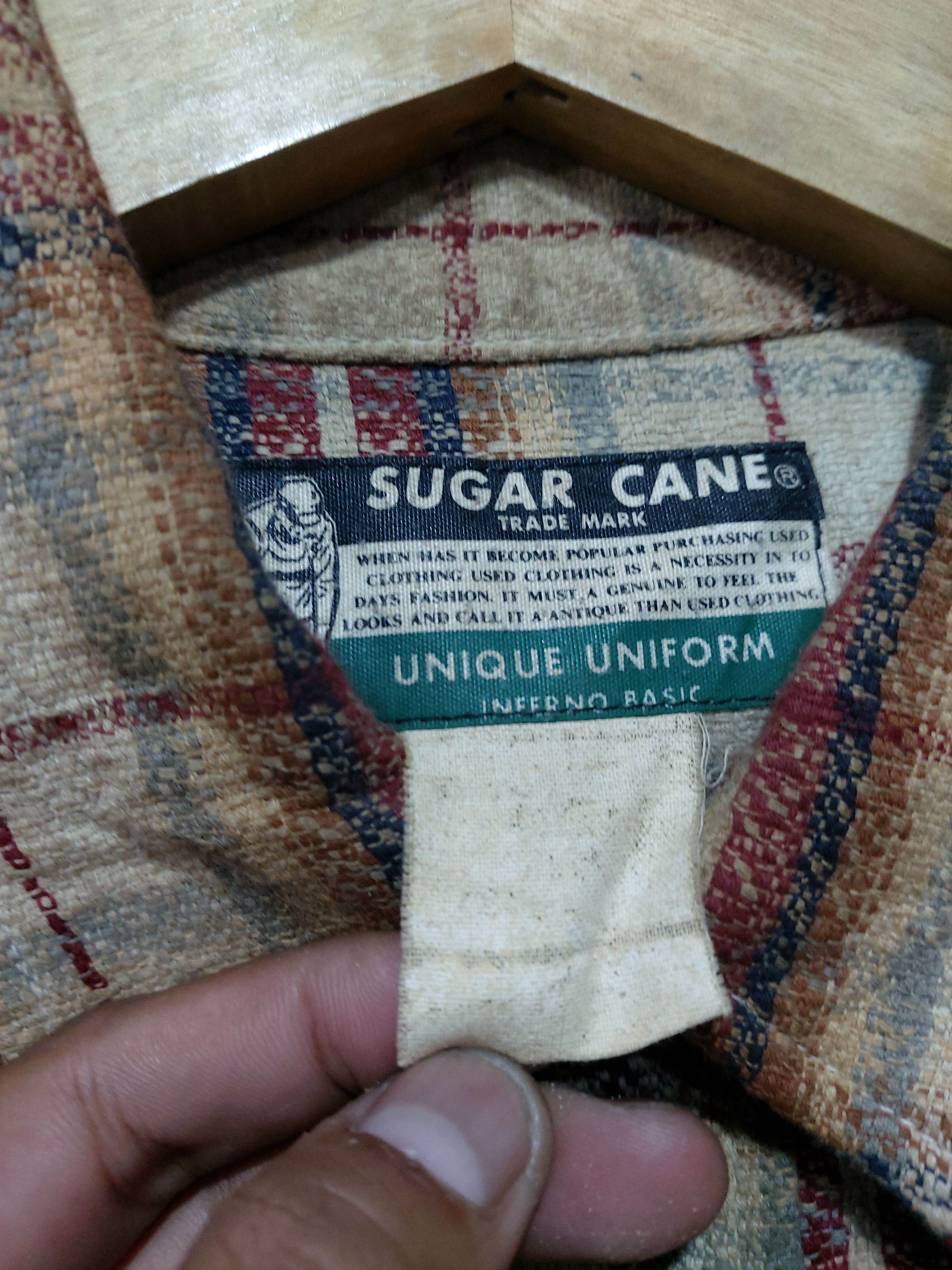 Sugar Cane SUGAR CANE TOYO ENTERPRISES FLANEL SHIRT Size US XL / EU 56 / 4 - 4 Thumbnail