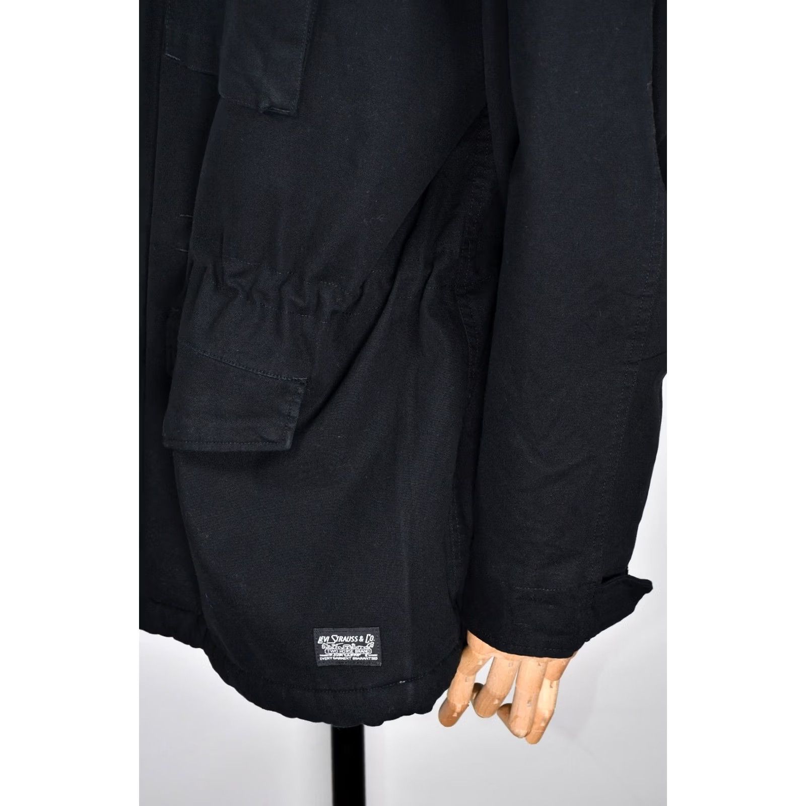 Levi's Levi's M65 Jacket Mens 3XL Black Lined Fleece Cotton Solid Vintage No Size US XXL / EU 58 / 5 - 4 Thumbnail