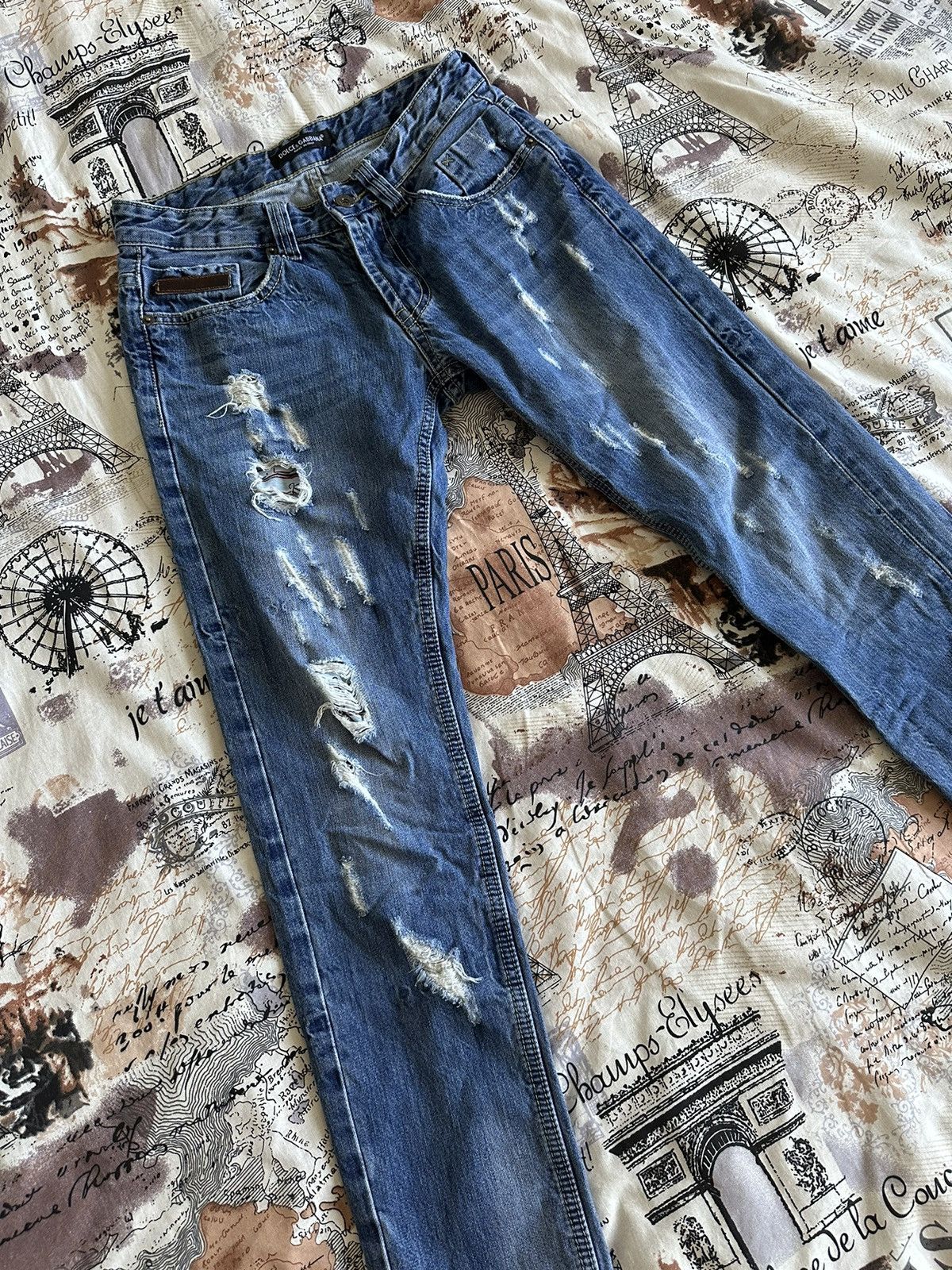 Dolce & Gabbana × Vintage Jeans Dolce&Gabbana Size US 28 / EU 44 - 1 Thumbnail