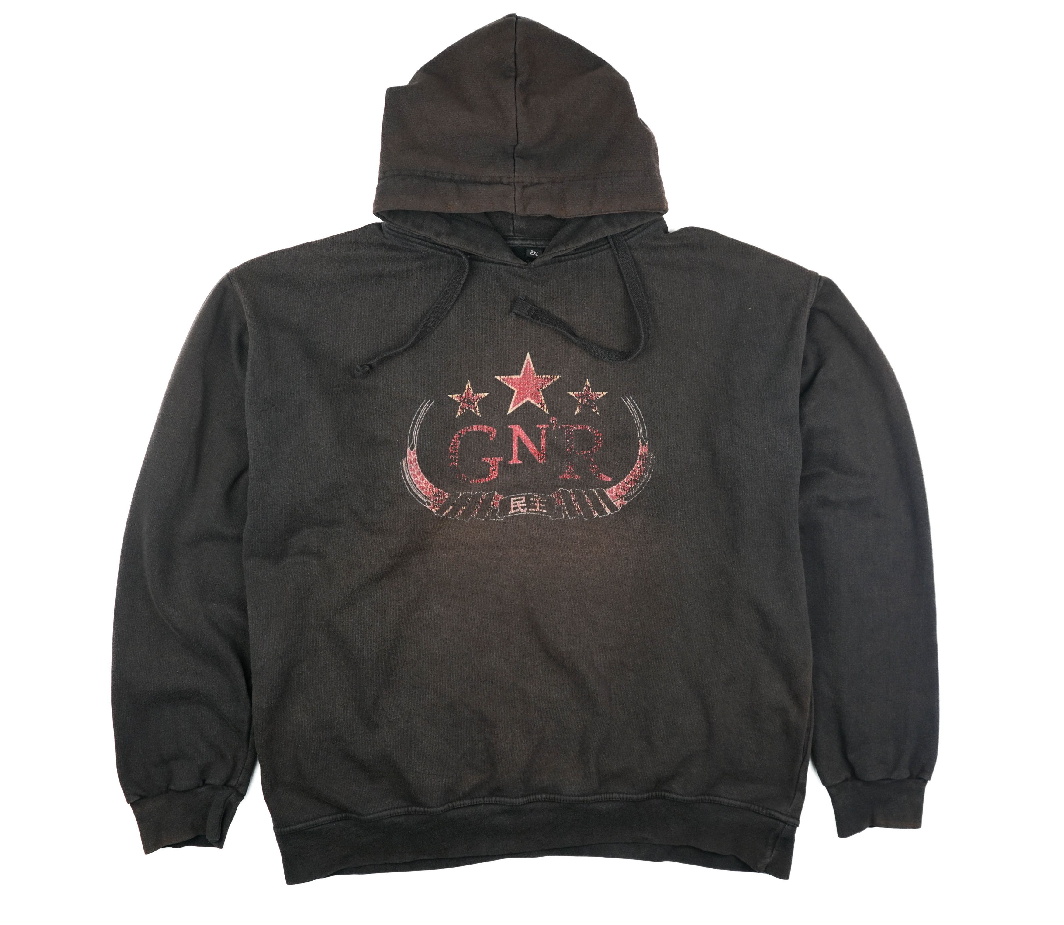 Band Tees × Vintage Vintage 1990s Guns N Roses Hoodie Size US XXL / EU 58 / 5 - 3 Thumbnail