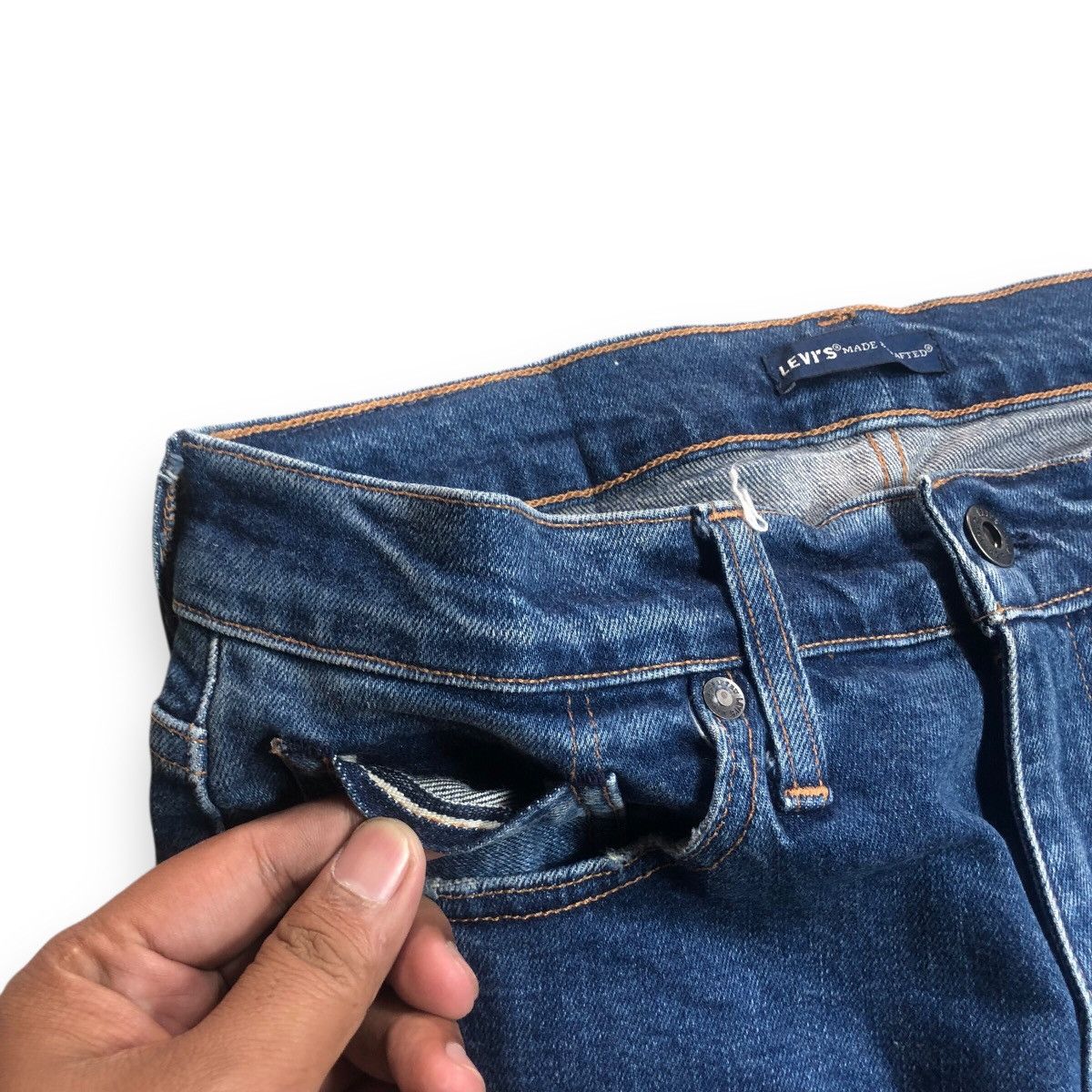 Levi's Made & Crafted LEVIS MADE & CRAFT SELVEDGE X LEVIS BLUE TAB JEANS Size US 30 / EU 46 - 5 Thumbnail