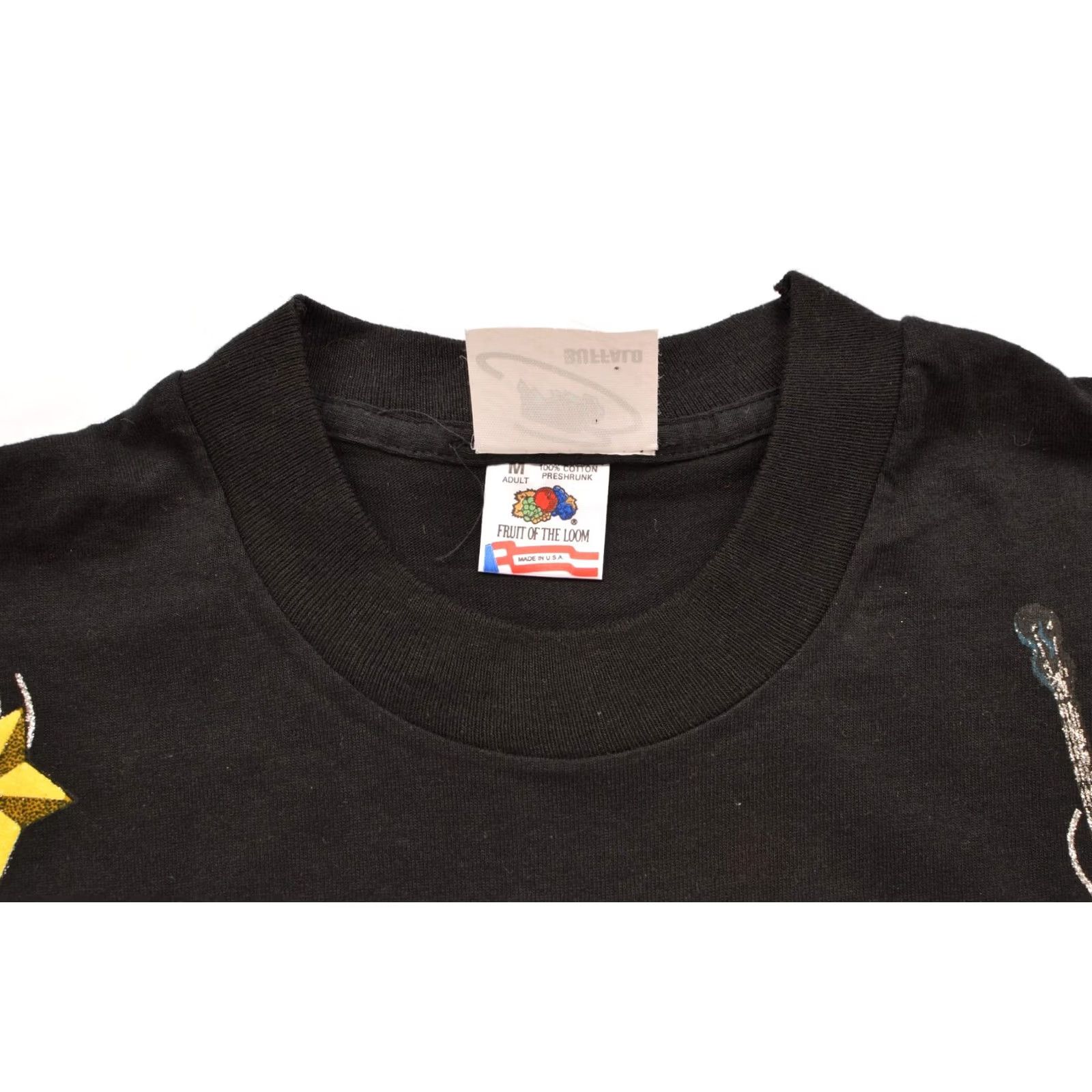 Fruit Of The Loom Fruit of the Loom Buffalo Vintage Cowboy Western T-Shirt Tee Made in USA Size M Black Mens Short Sleeve Cotton USA 90s Cowboy Western T-Shirt Tee Size US M / EU 48-50 / 2 - 4 Thumbnail