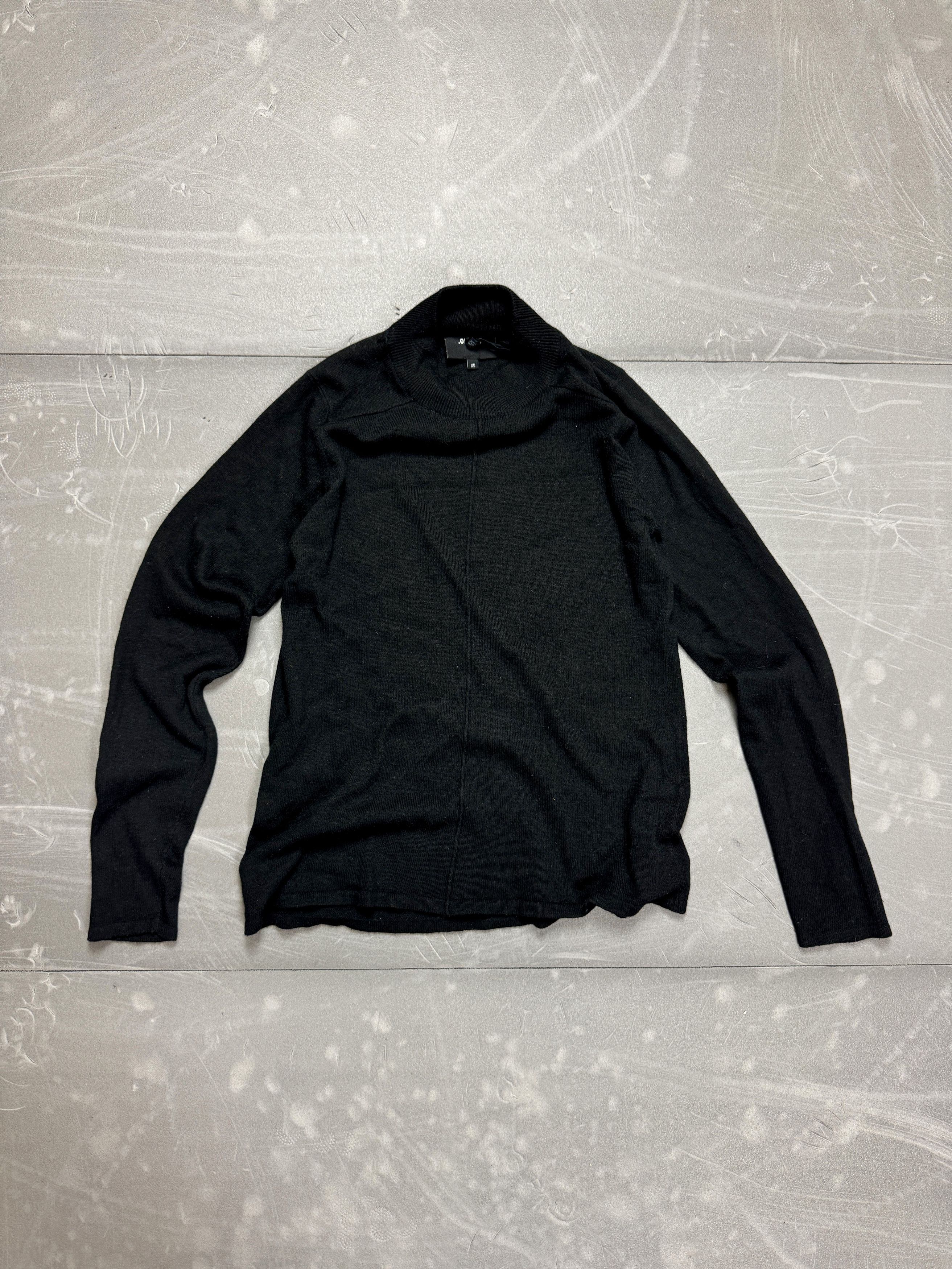 Vintage .Object black sweater turtleneck retro coquette aesthetic Size XS / US 0-2 / IT 36-38 - 1 Thumbnail