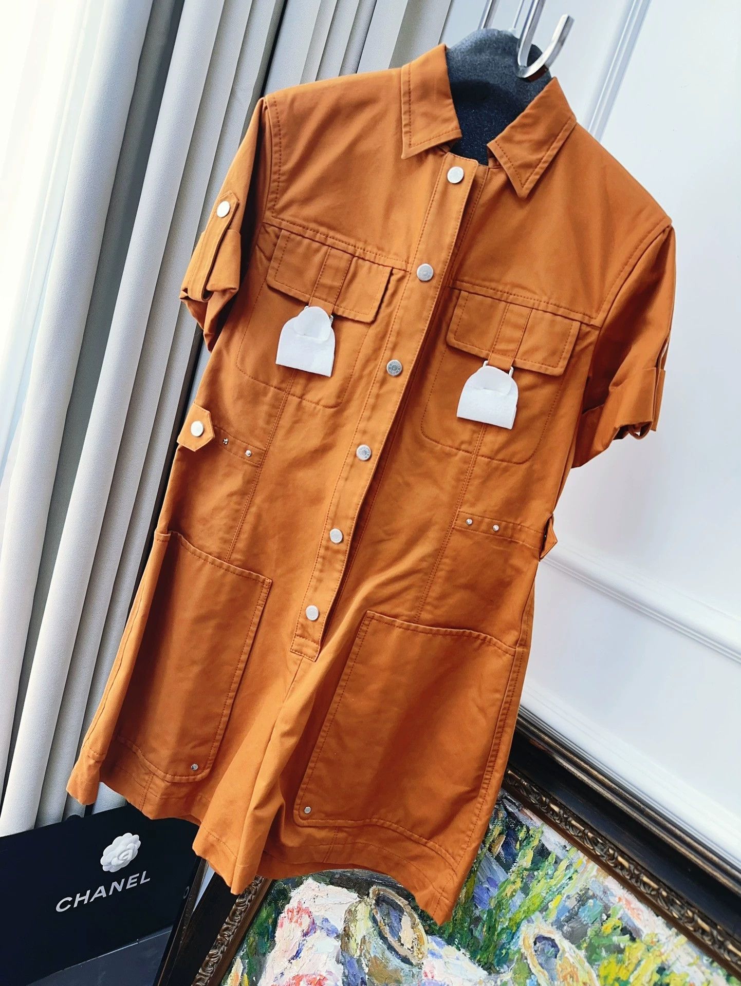 Hermes Hermes Spring Summer Cargo Jumpsuit - dmc Size US 36 / EU 52 - 1 Thumbnail