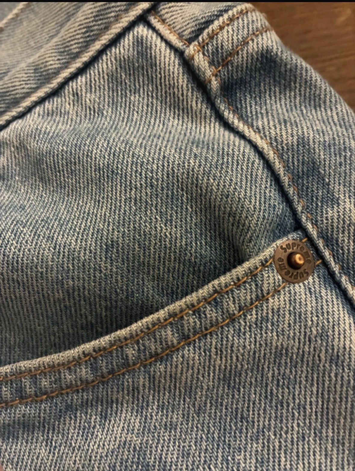 Supreme Supreme NY Indigo Denim Size US 30 / EU 46 - 4 Thumbnail