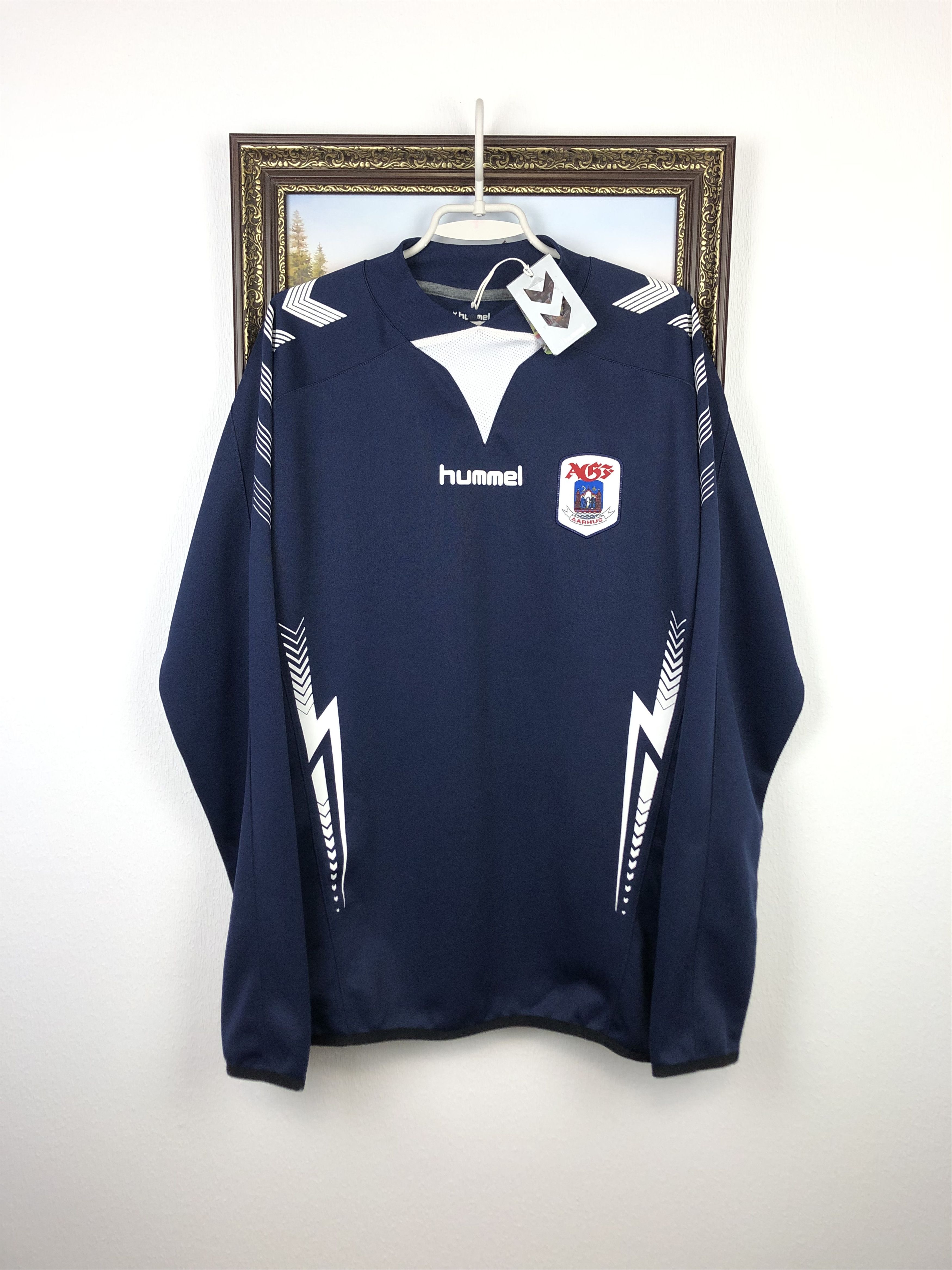 Hummel Hummel AGF Aarhus Football Sweatshirt Soccer Track Top Size US XL / EU 56 / 4 - 2 Thumbnail