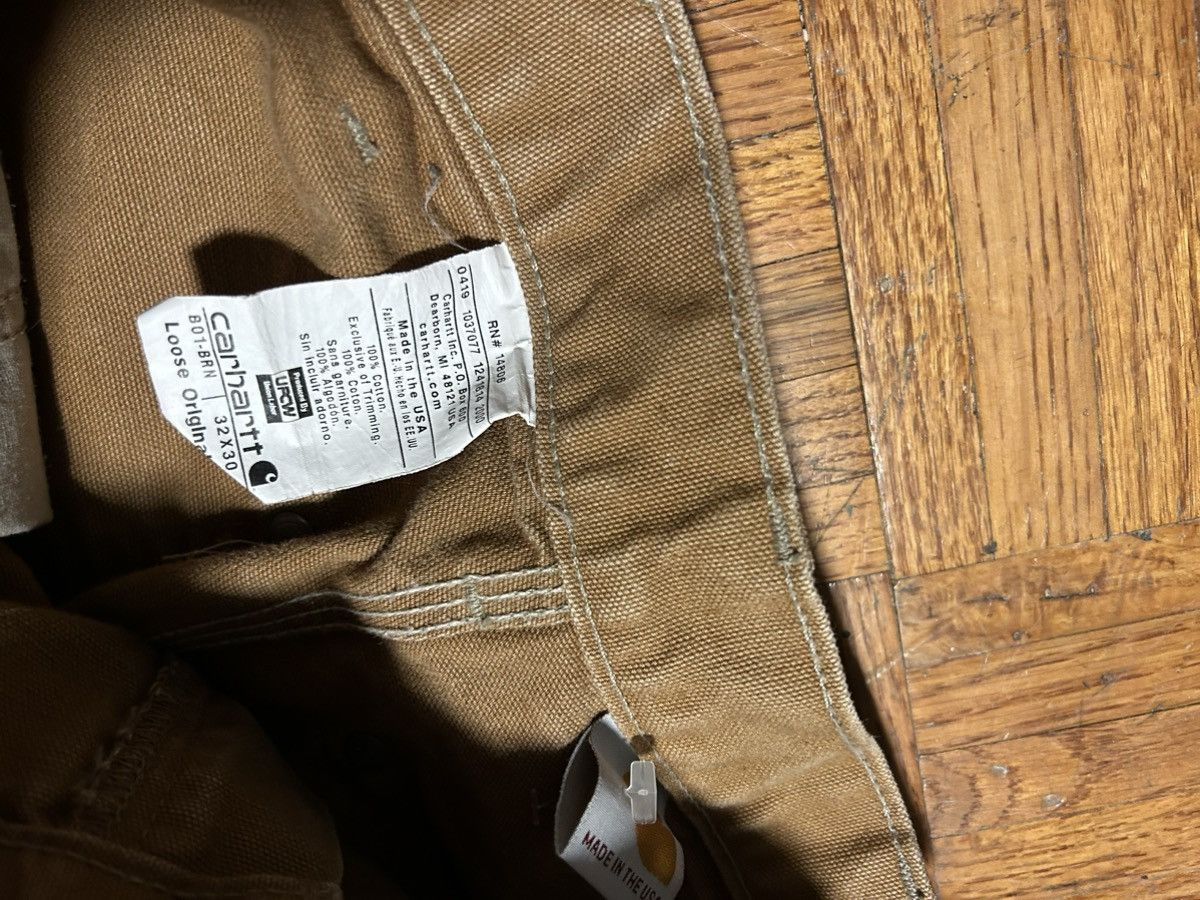 Carhartt × Vintage Vintage Faded Carhartt Double Knees Size US 32 / EU 48 - 5 Thumbnail
