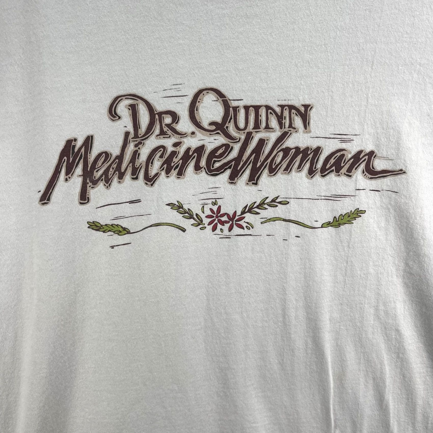TEE JAYS VINTAGE Dr Quinn Medicine Woman Shirt Mens XL White TV Show Graphic Tee 90s Size US XL / EU 56 / 4 - 3 Thumbnail