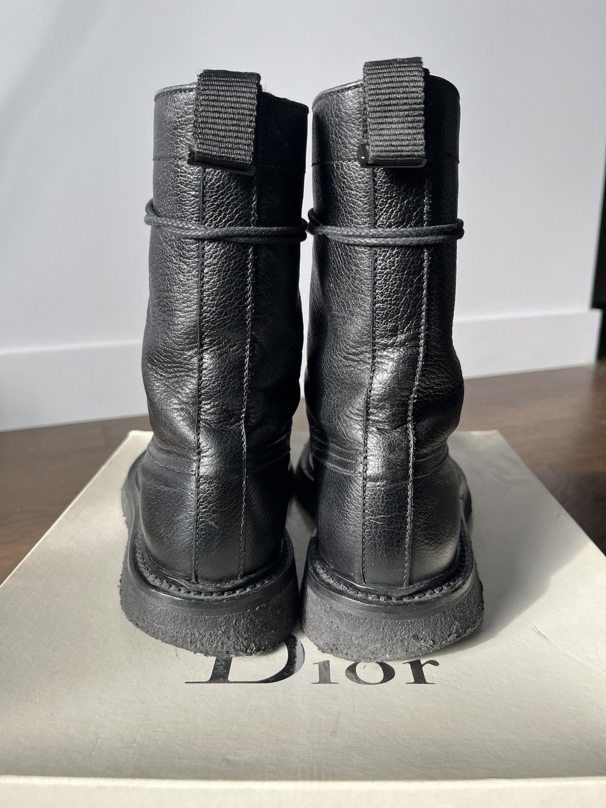 Dior × Hedi Slimane AW07 Dior Homme “Navigate” Combat Boots Size US 7 / EU 40 - 5 Thumbnail
