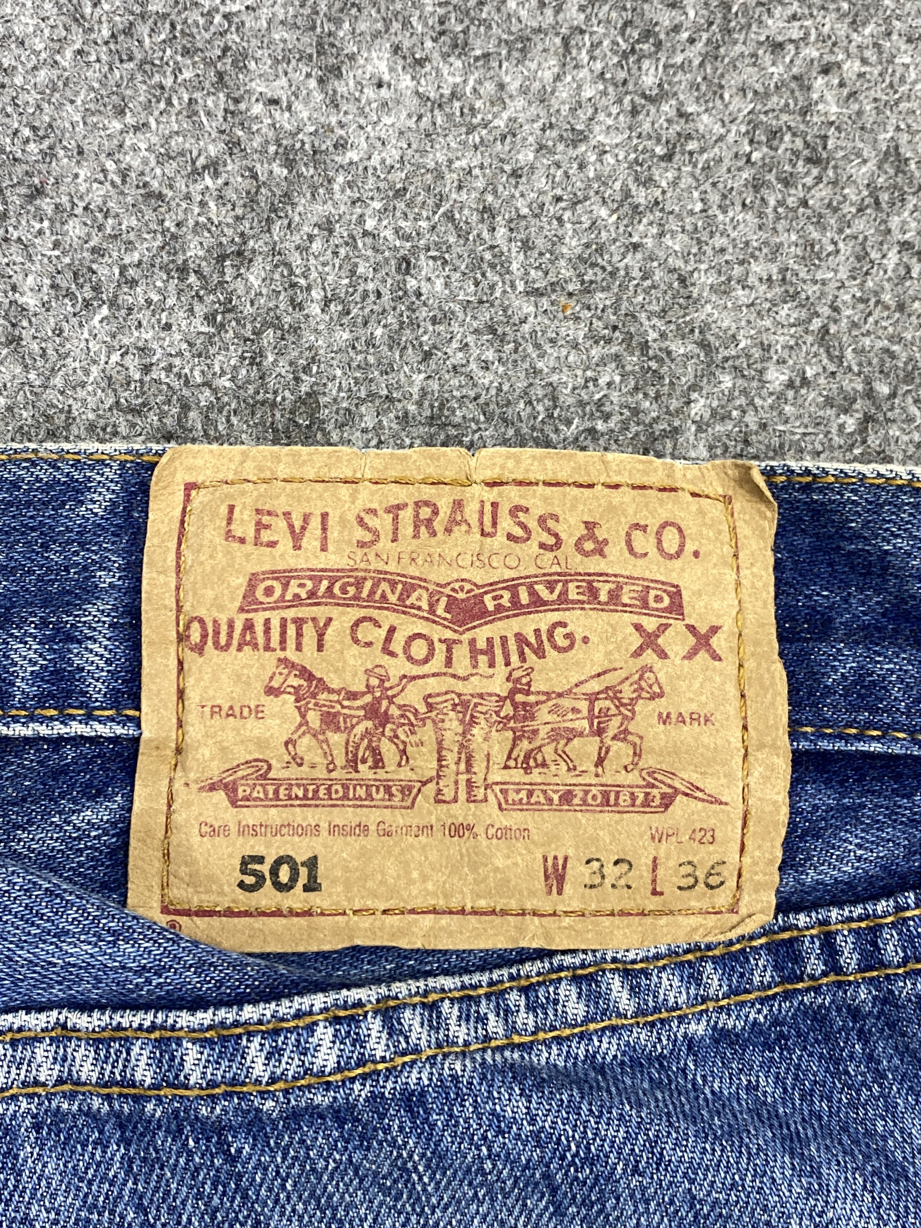 Levi's Vintage Levi's 501 Faded Blue Jeans DP2852 Size US 30 / EU 46 - 5 Thumbnail
