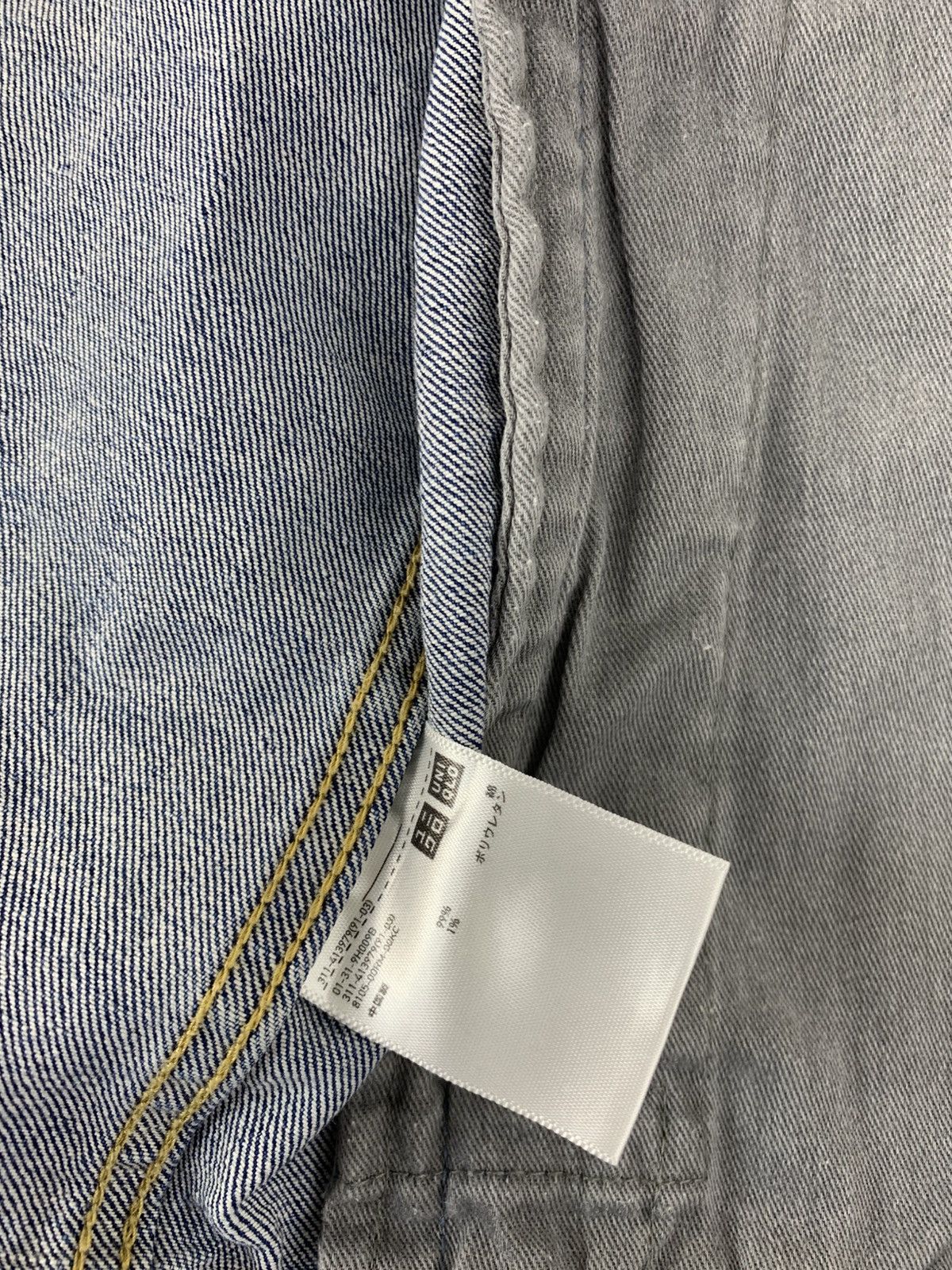 Uniqlo Indigo Denim Jacket Double Pocket Western Style Size M / US 6-8 / IT 42-44 - 8 Thumbnail
