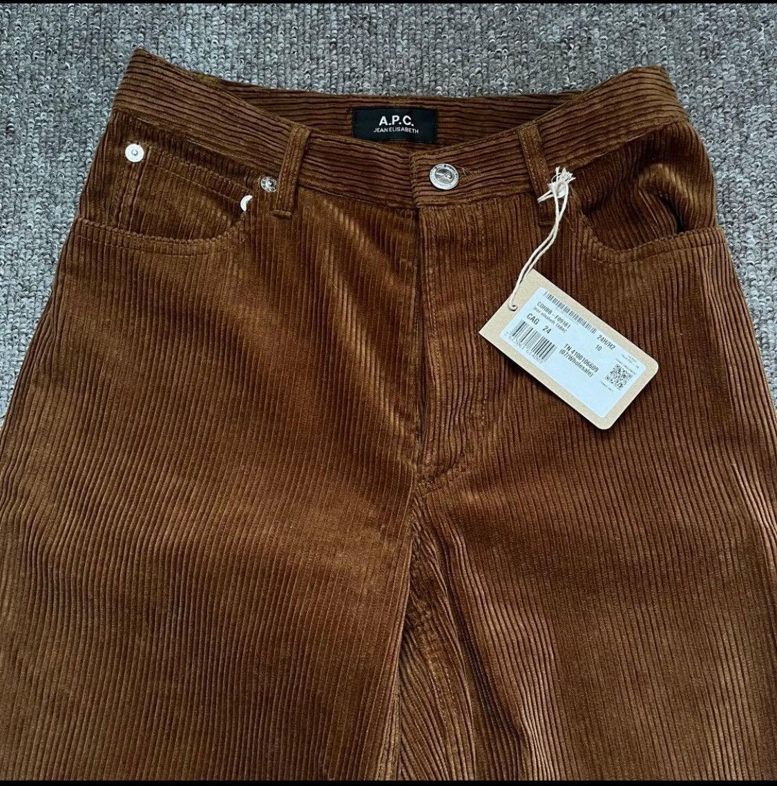 A.P.C. A.P.C. Jean Elisabeth corduroy Brown 24inch Size 24" / US 00 / IT 34 - 2 Thumbnail