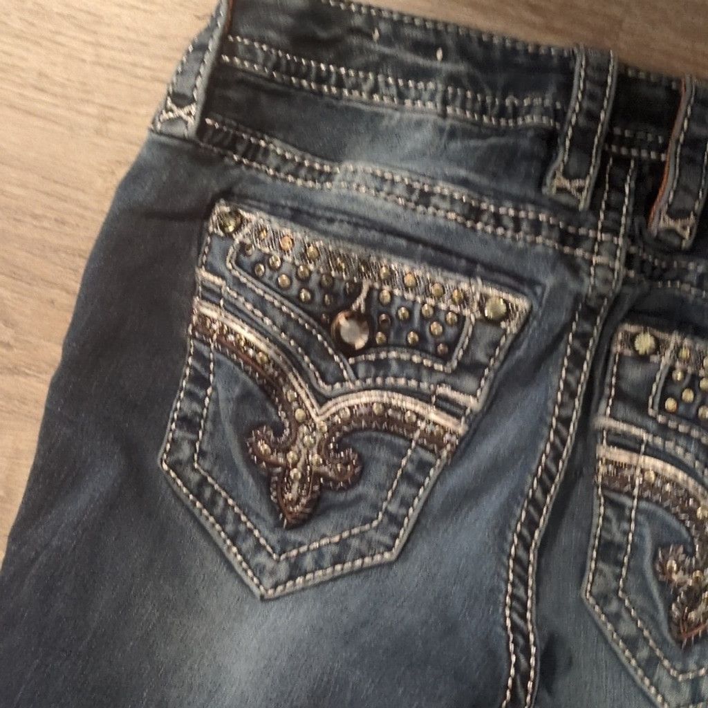 Rock Revival Rock Revival Haile Mid Rise Skinny Jeans Size 27 Size 27" / US 4 / IT 40 - 12 Thumbnail